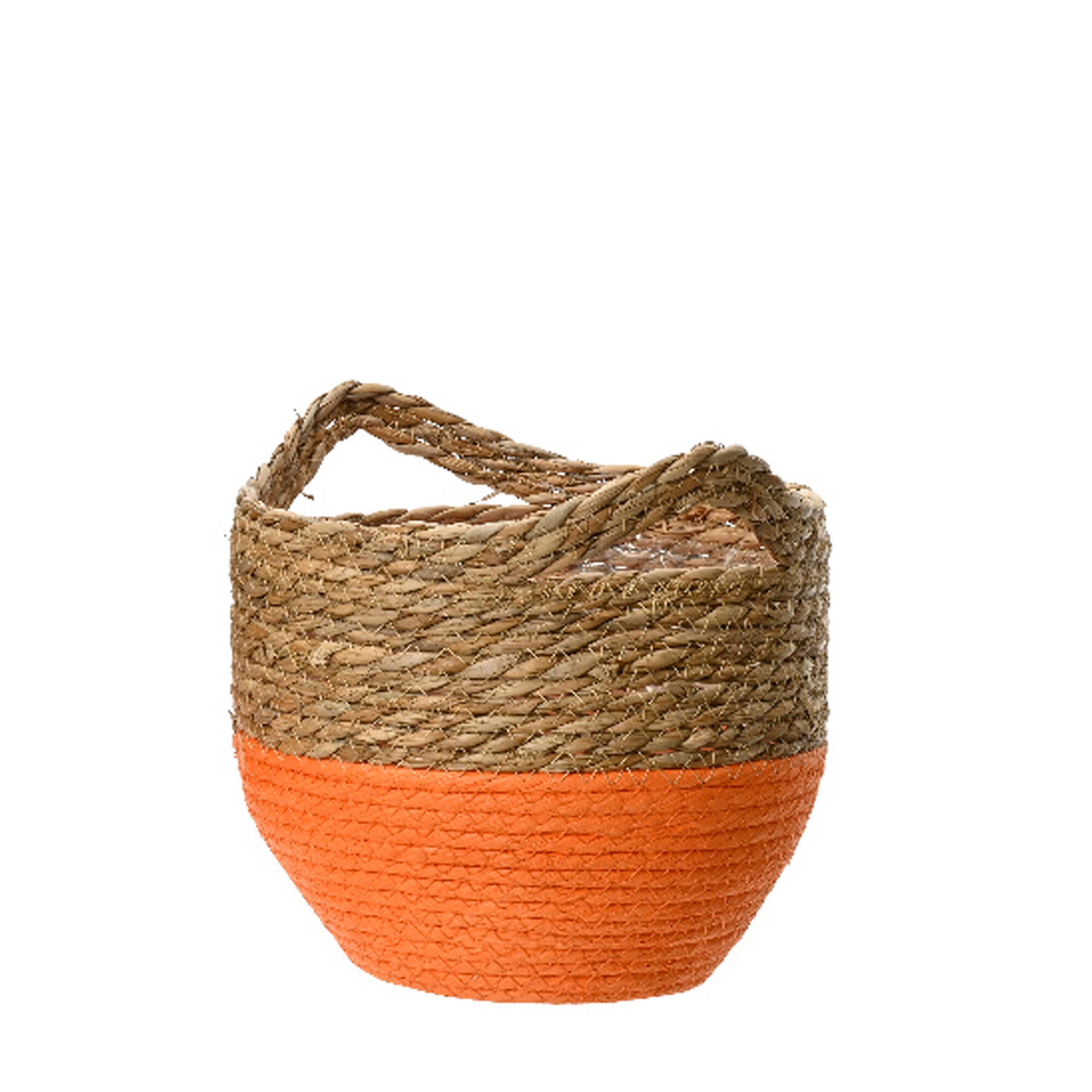 Cesto de papel 20cm naranja