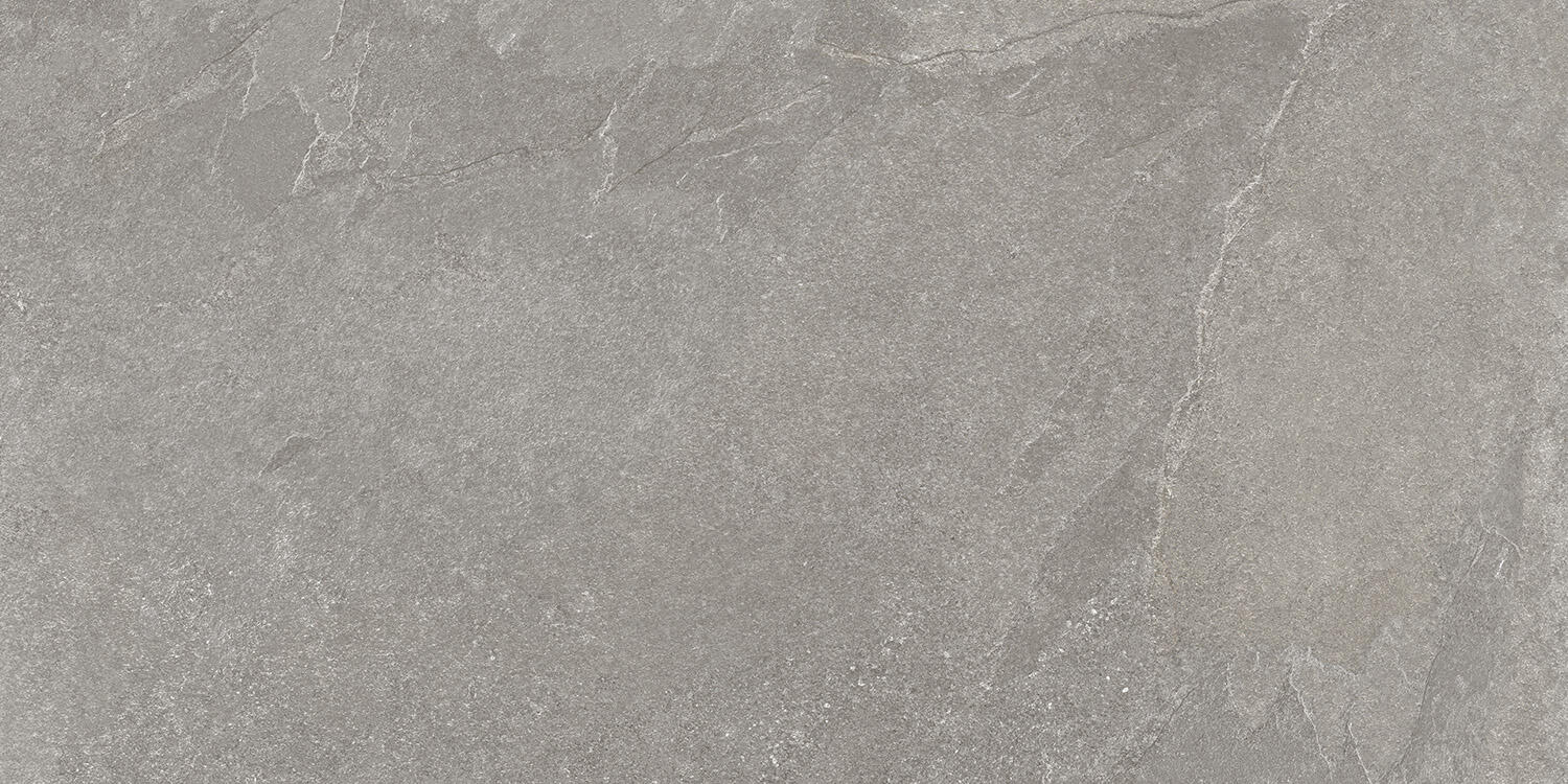 Carrelage sol/mur intérieur effet pierre gris Bartik l.30 x L.60 cm - 2