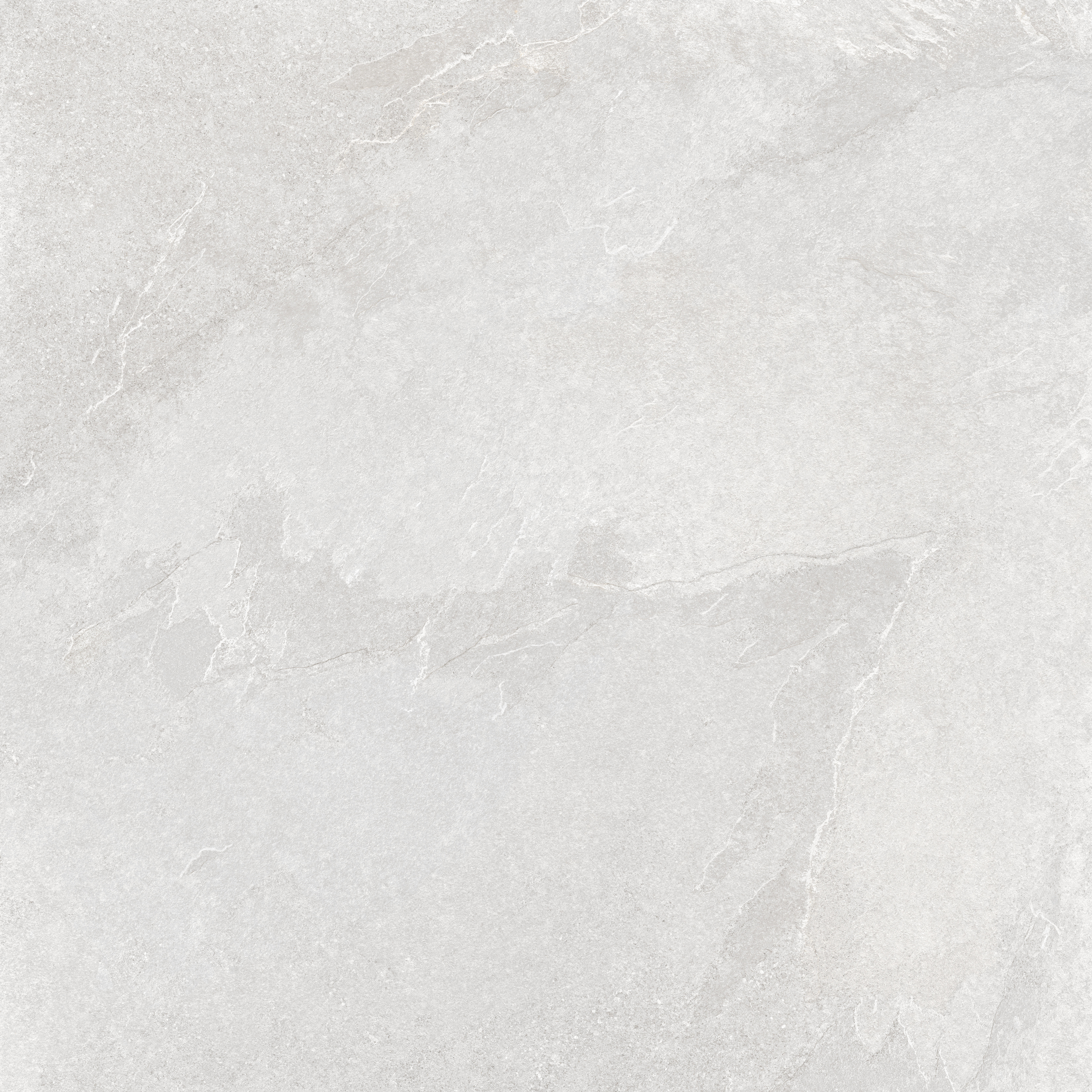 Carrelage sol/mur intérieur effet pierre blanc Bartik l.60 x L.60 cm x Ep.9 mm - 2
