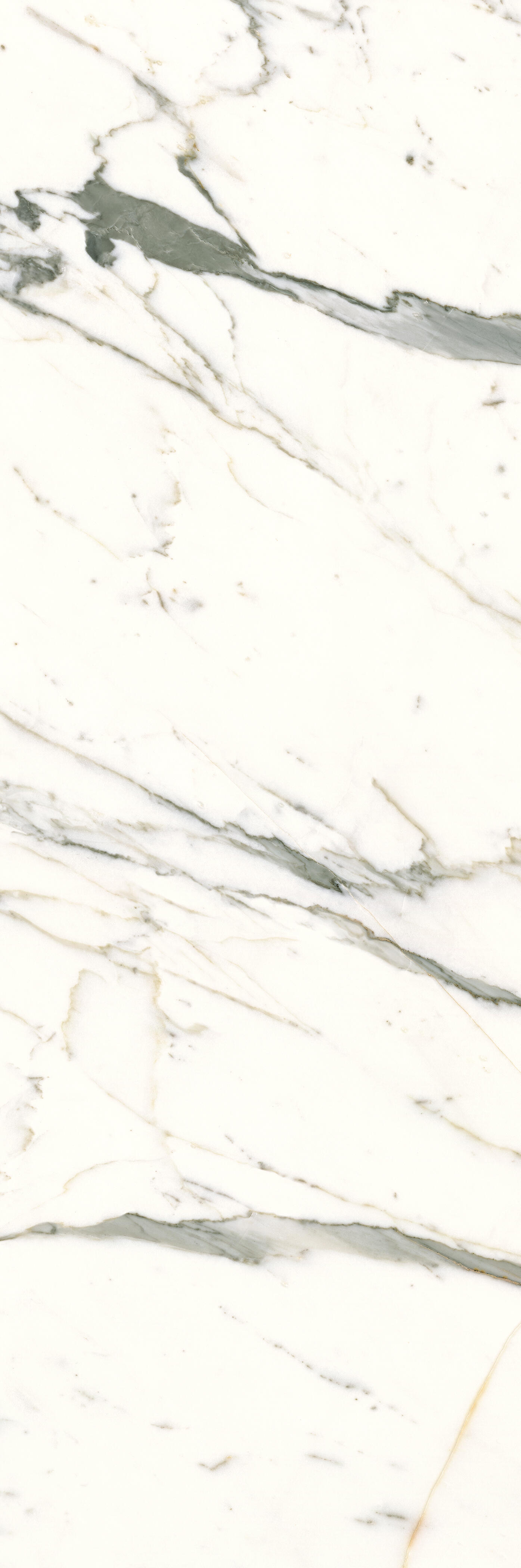 SPC da incollare per pavimento e rivestimento Carrara bianco Sp 3 mm CERAMIN 3.7 m² - 25