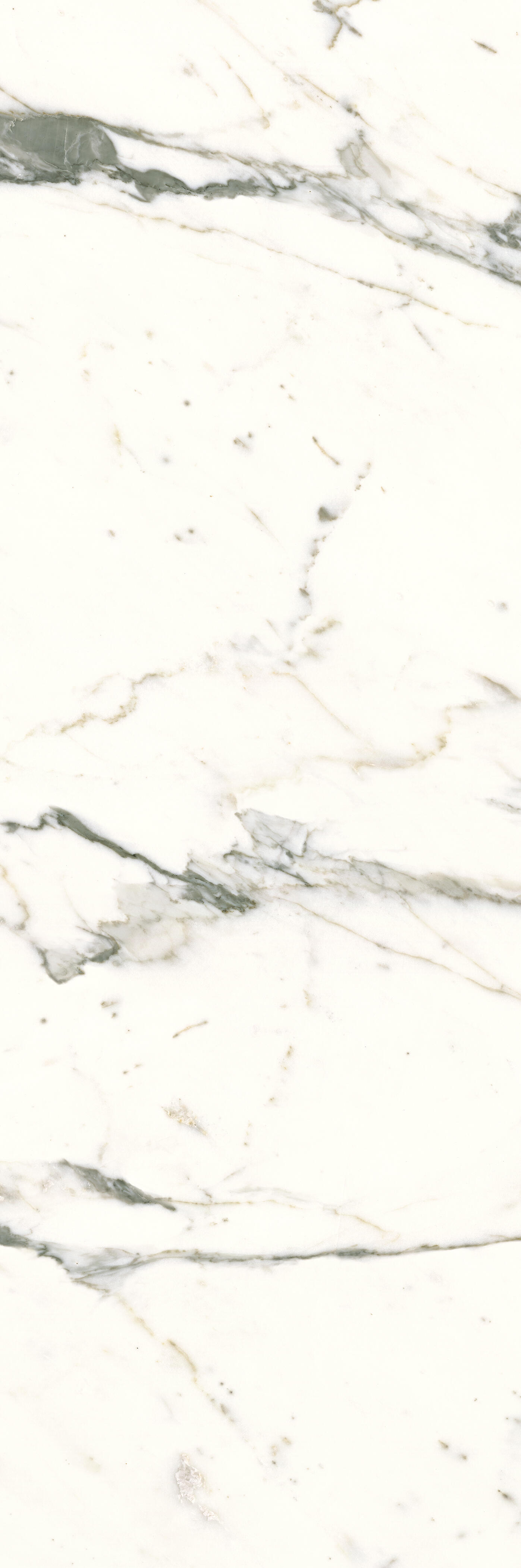 SPC da incollare per pavimento e rivestimento Carrara bianco Sp 3 mm CERAMIN 3.7 m² - 24