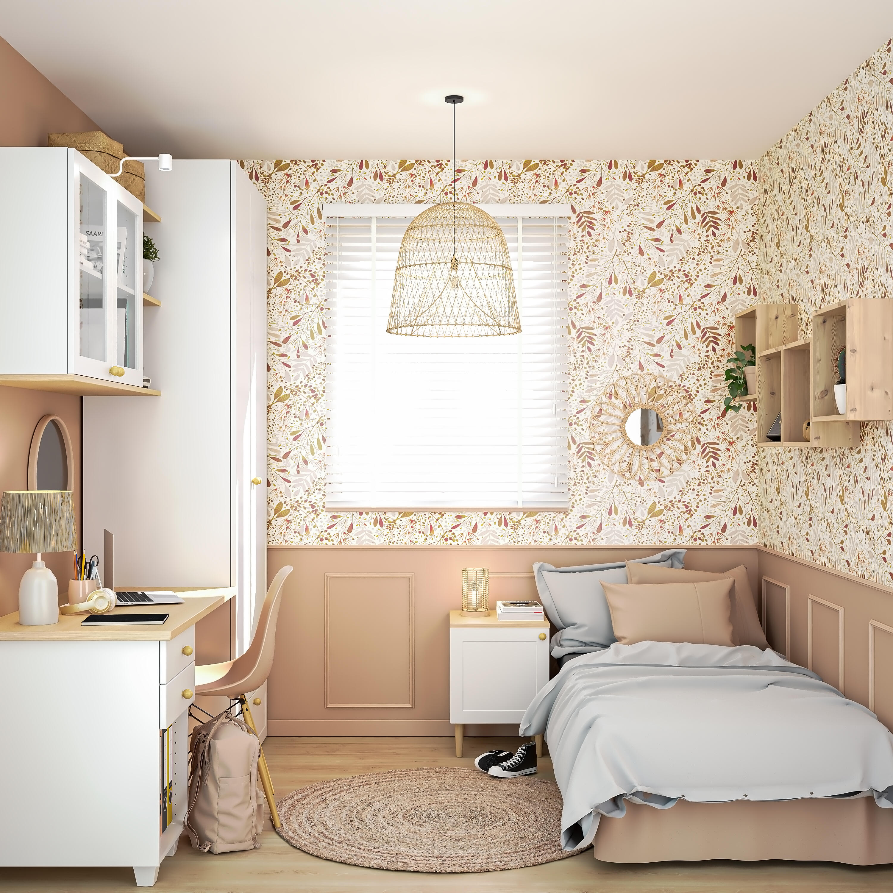 Módulo 230,4x80x54 cm branco Spaceo Evo'M - 2