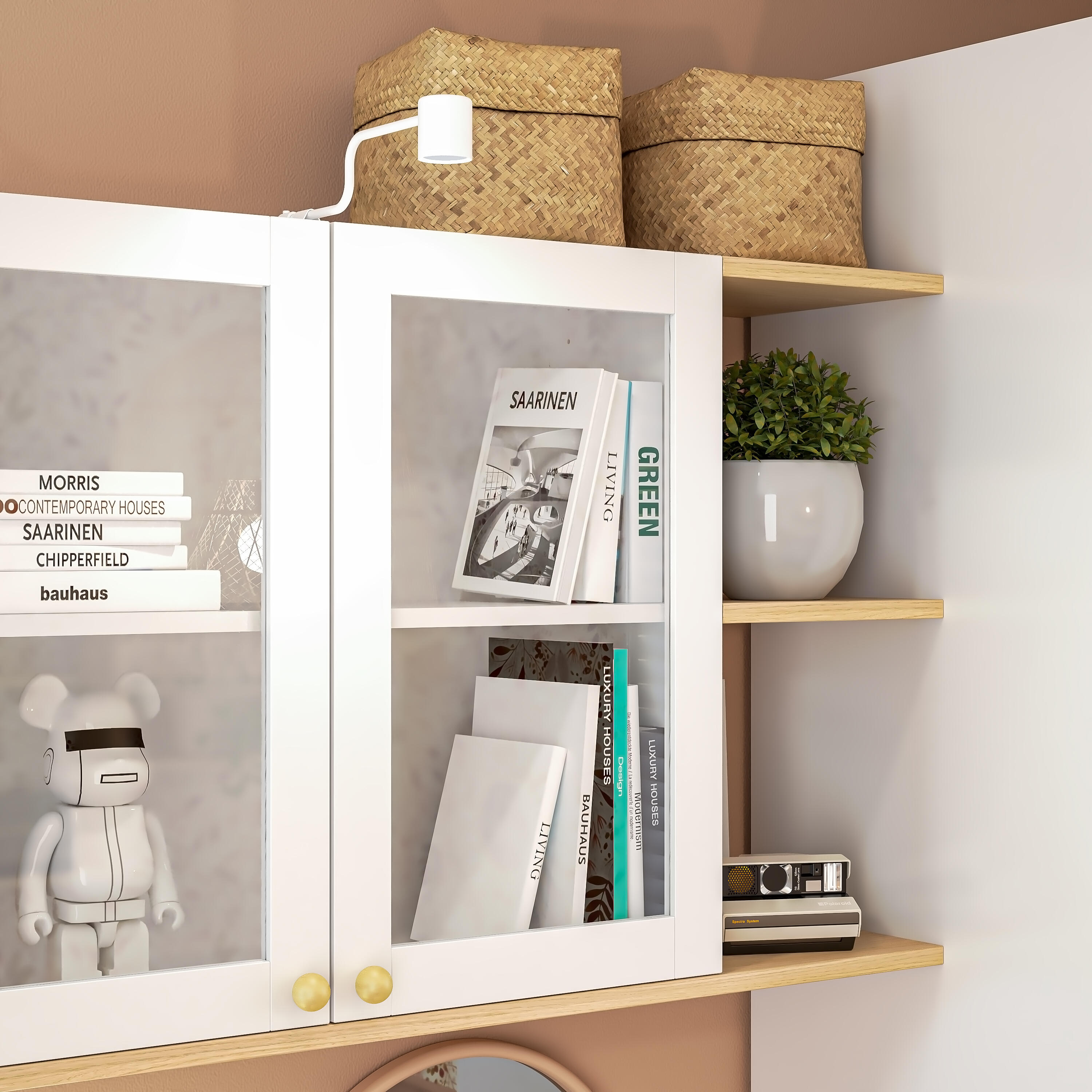 Set 2 bisagras estándar amortiguadas Spaceo Evo'M - 6