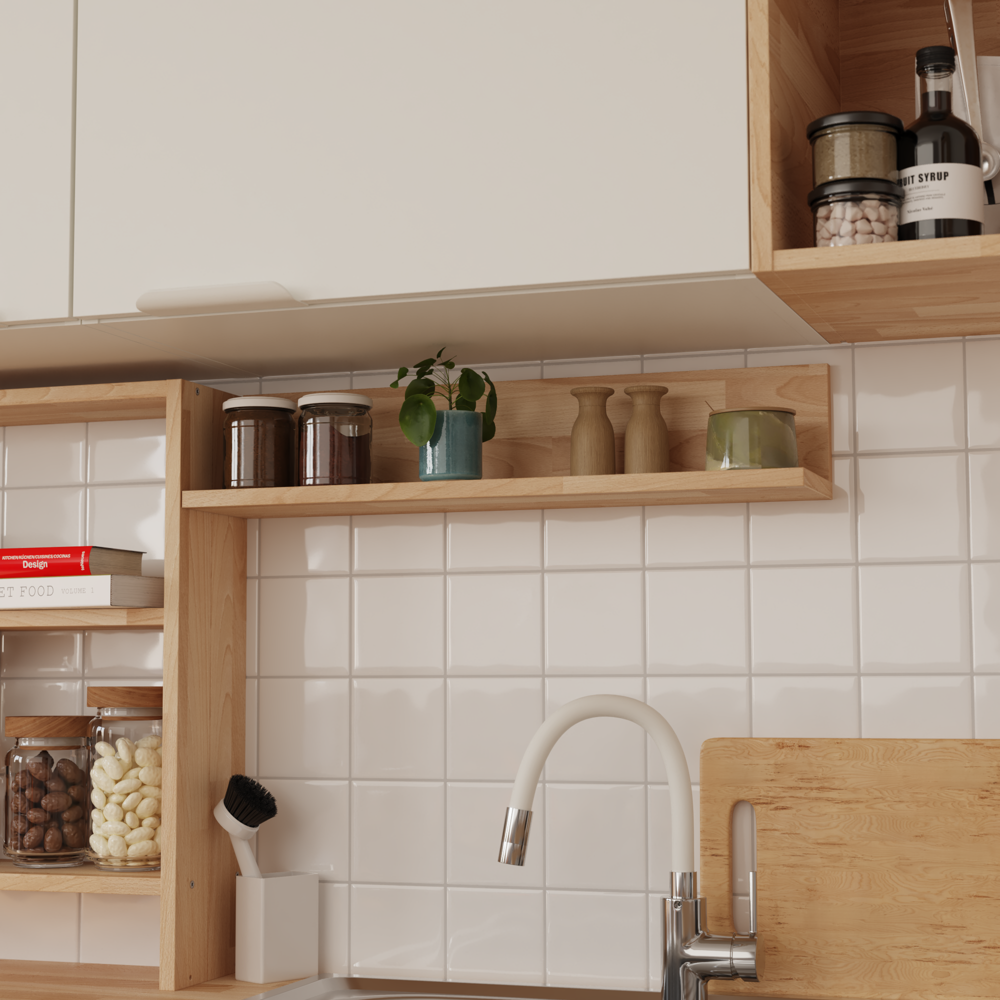 Mensola a muro Eleki Shelf a l in truciolare L 60 x P 14.5 cm - 8