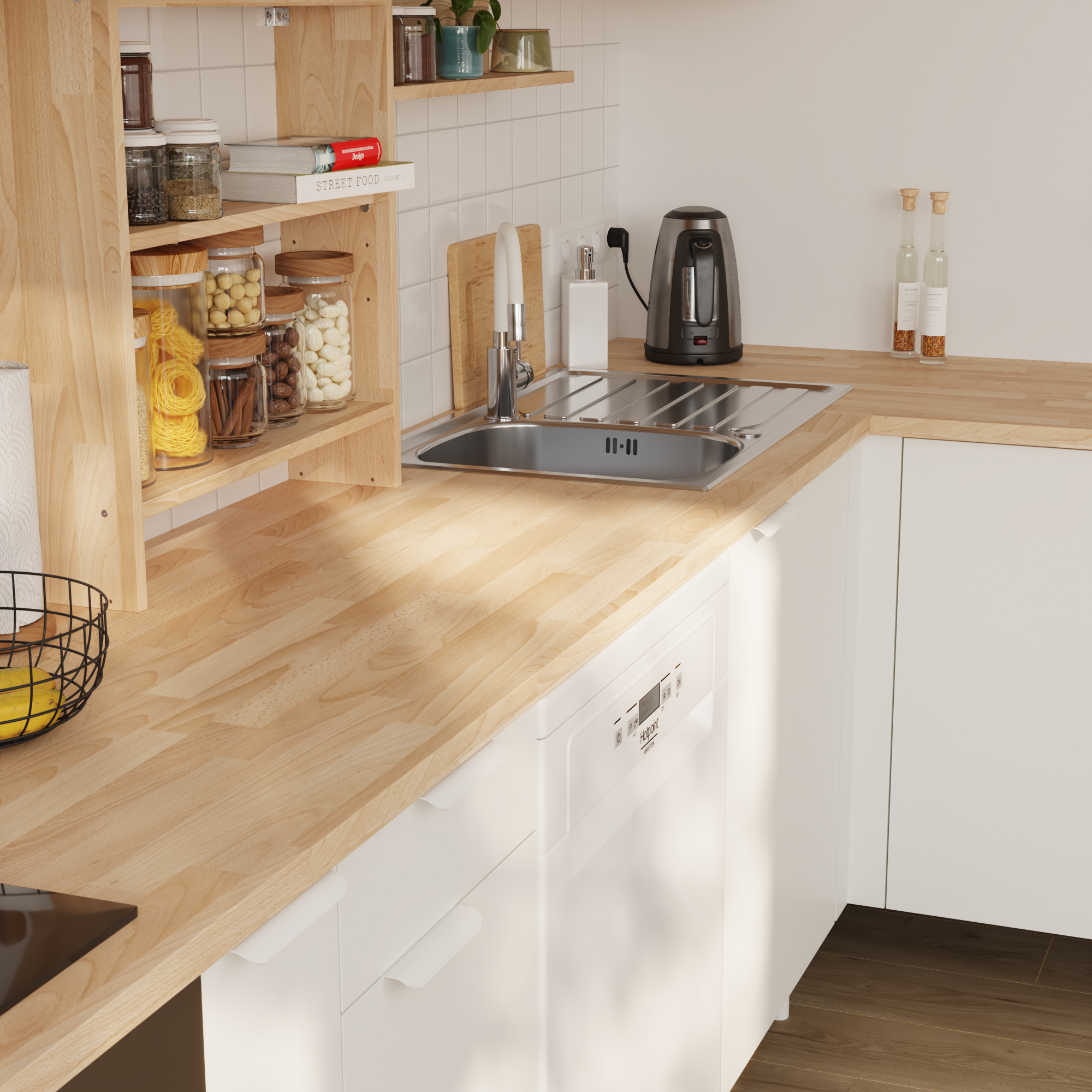 Lava-louça New Porto Delinia  1 cuba com escorredor 80X50cm inox - 2