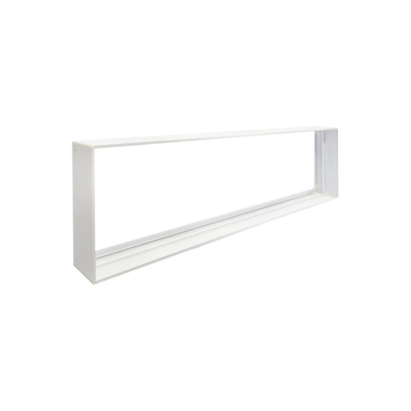 Ramka natynkowa do panelu LED biała 30 x 120 cm