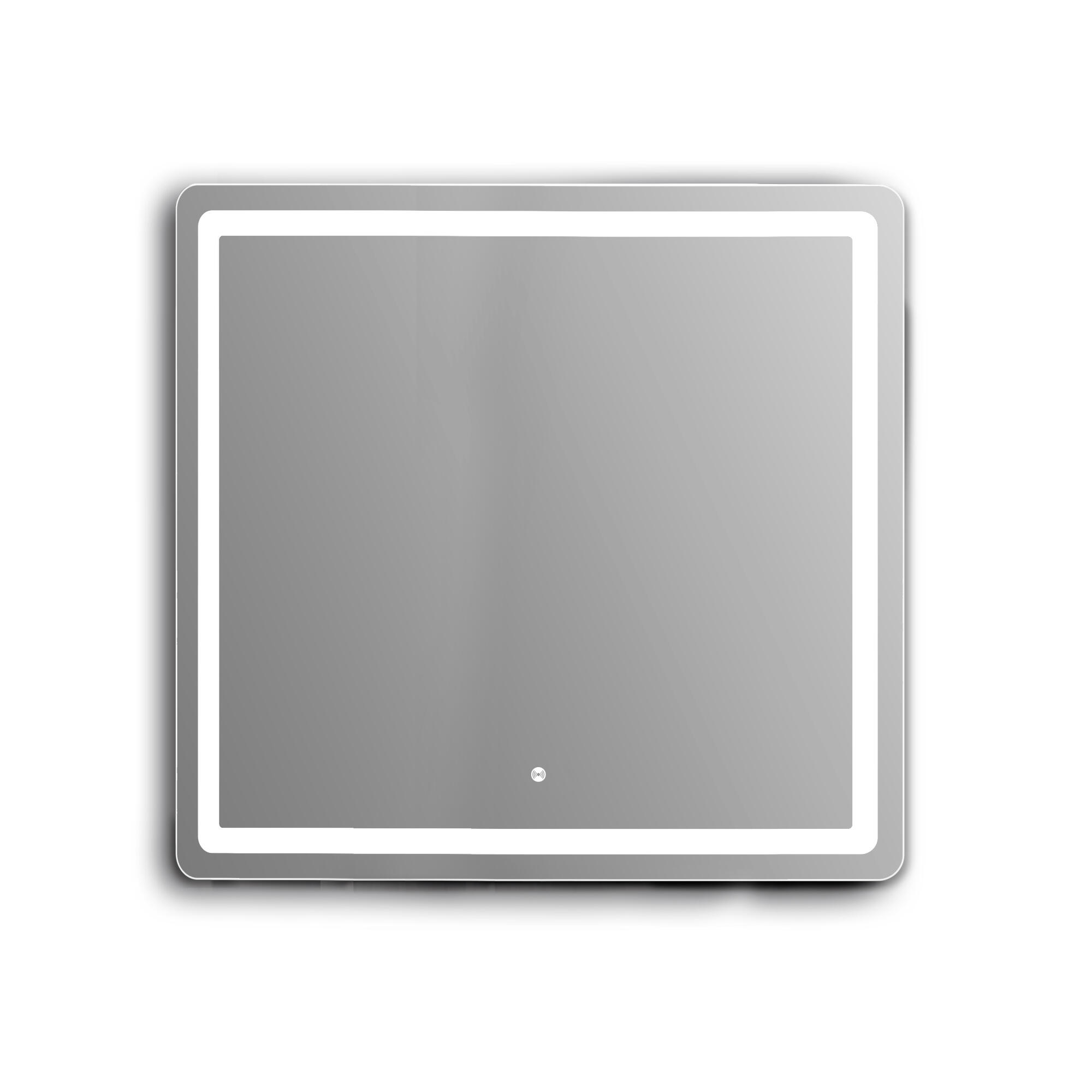 Espejo de baño con luz led katia , sensor 80x70cm