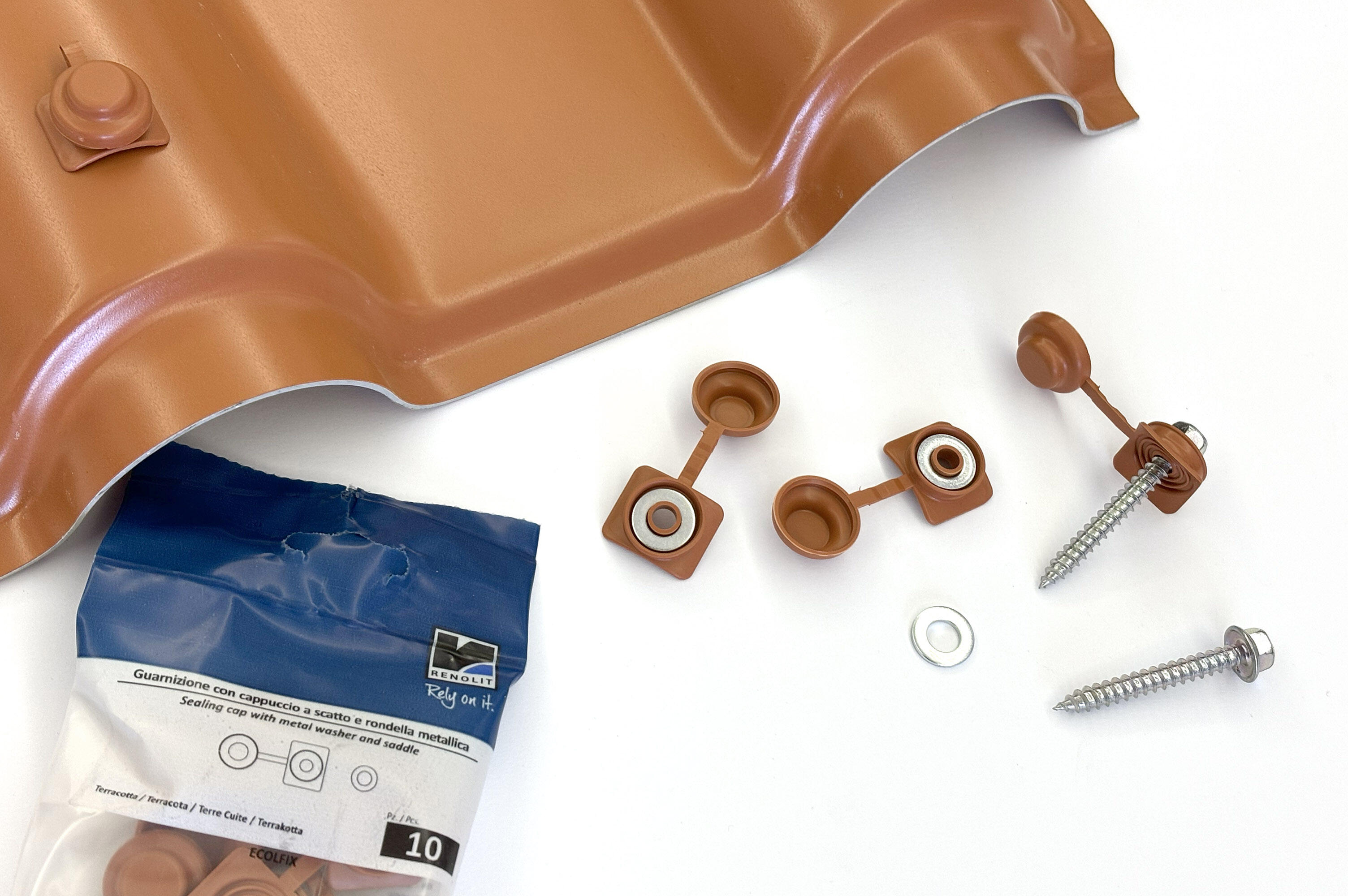 Kit fixação ECOLFIX terracota 10UN - 5