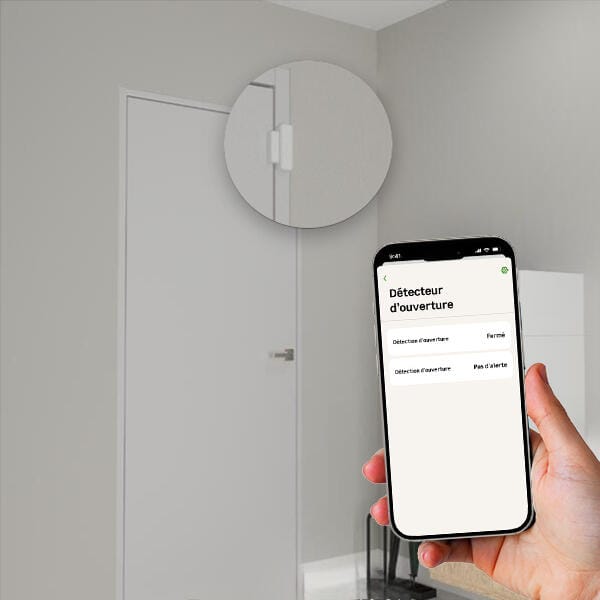 d detector de apertura a través de la aplicación Enki