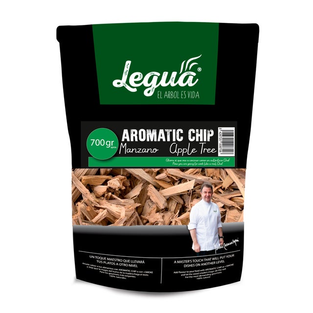 Chips de madera de manzano para ahumar