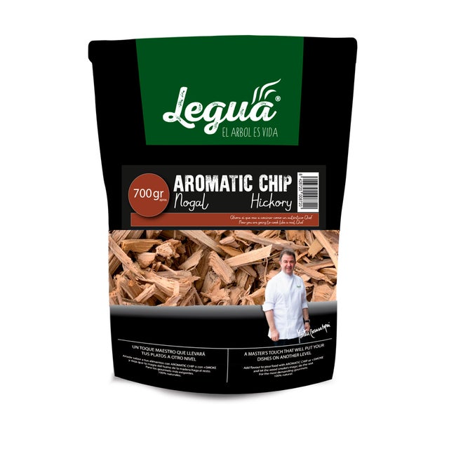 Chips de madera de nogal para ahumar