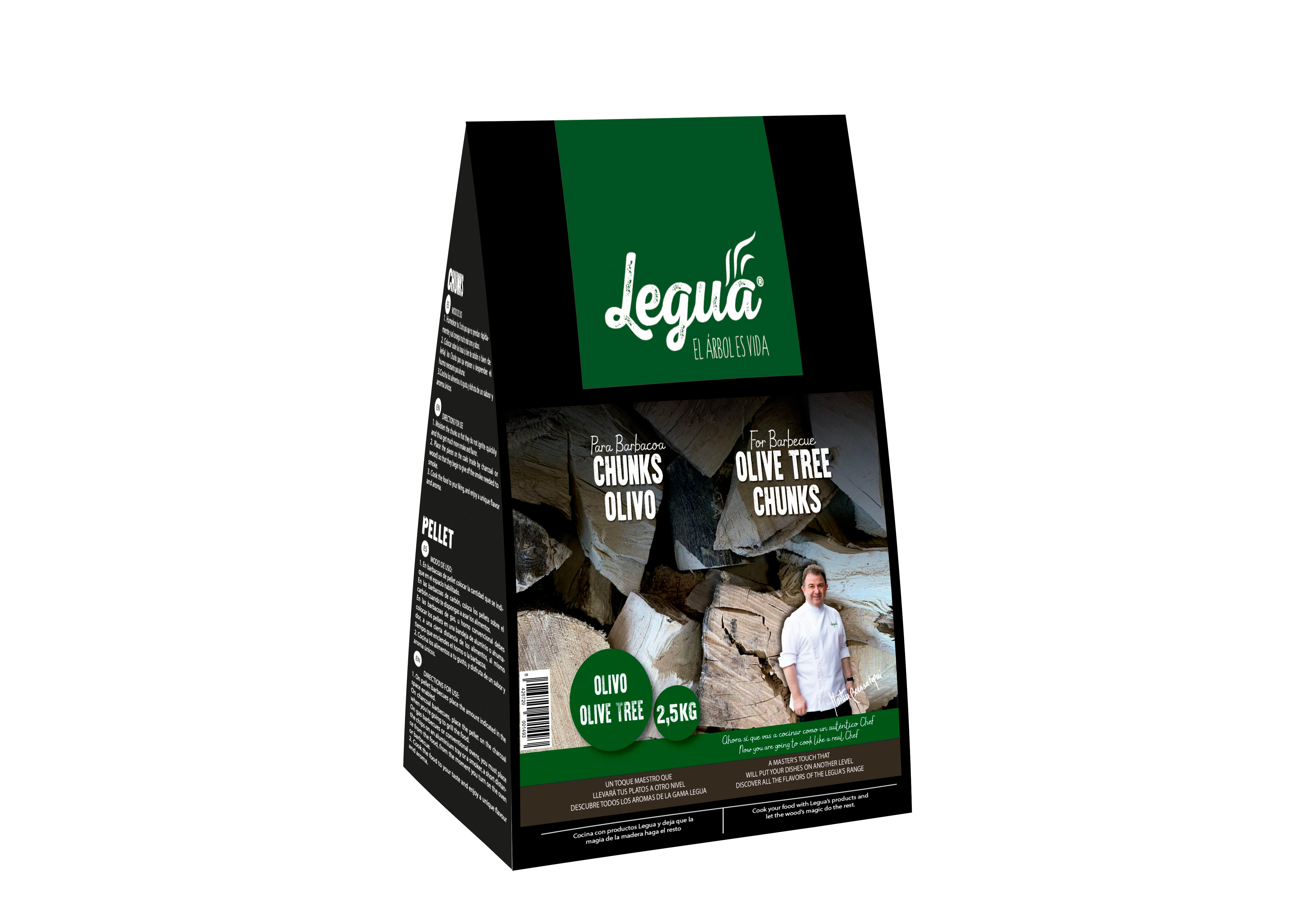 chunks de olivo para ahumar