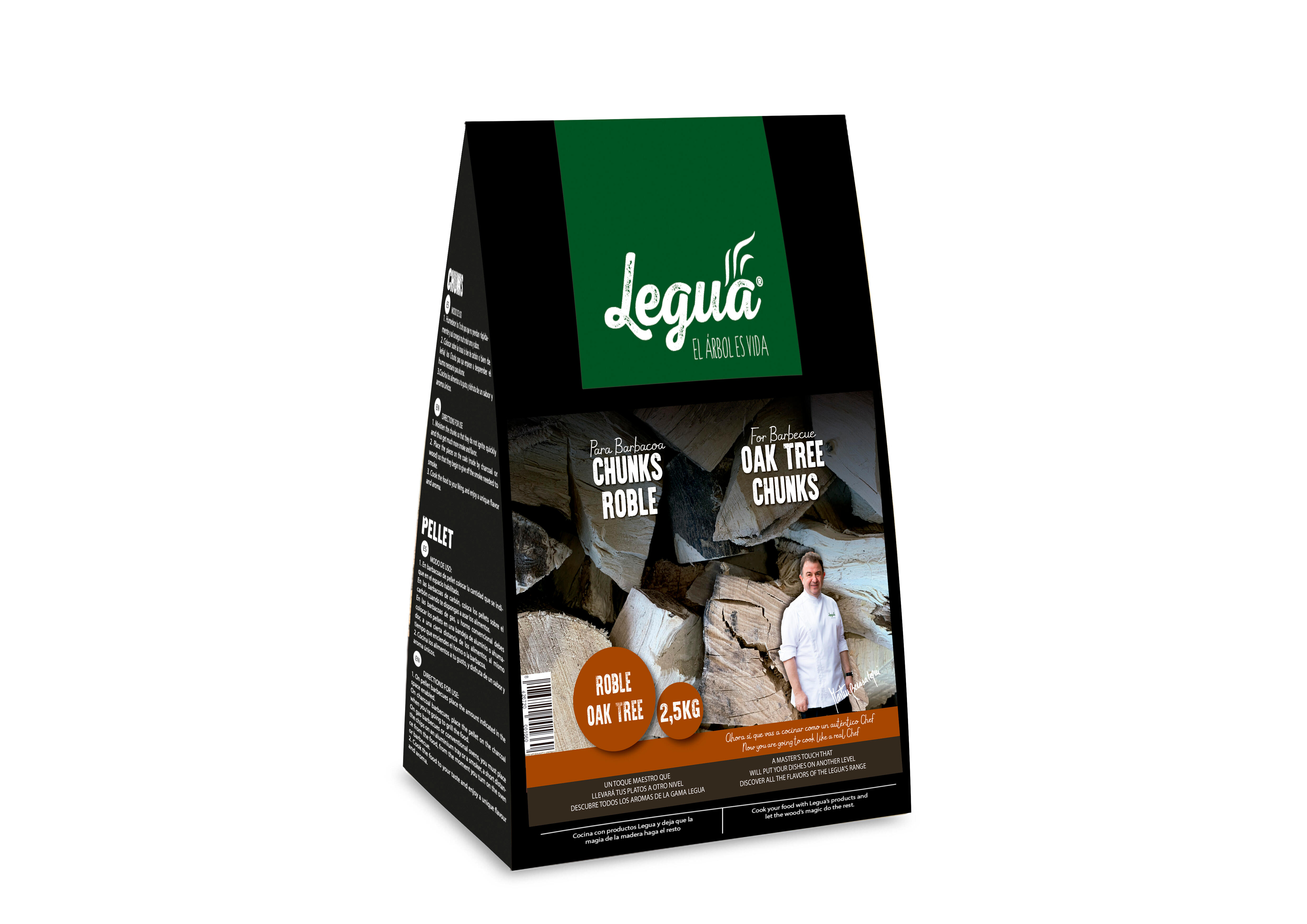 chunks de roble para ahumar