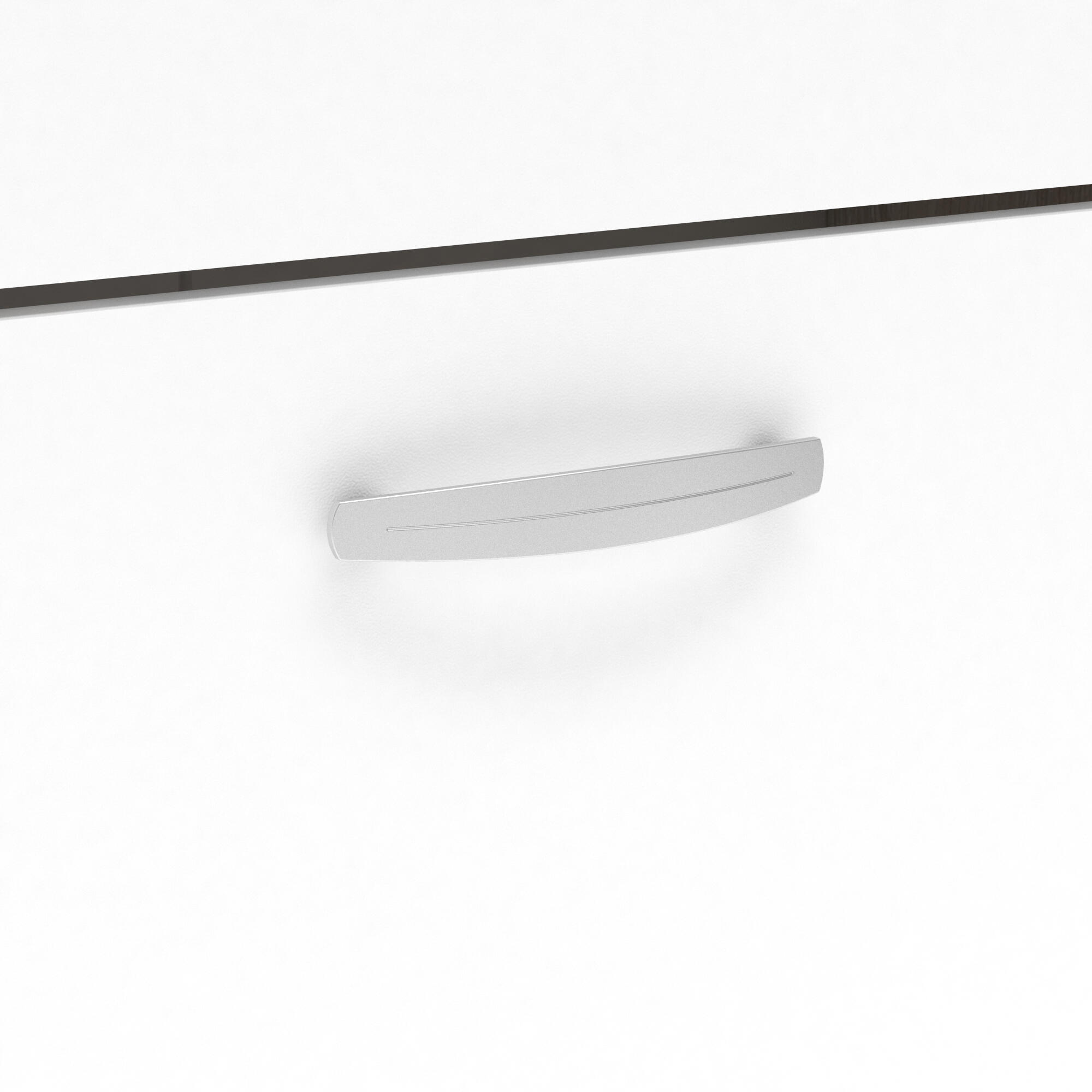 Zapatero Nano con 3 compartimentos para 8 pares en melamina color blanco 53.9x90.6x24.4 cm - 4