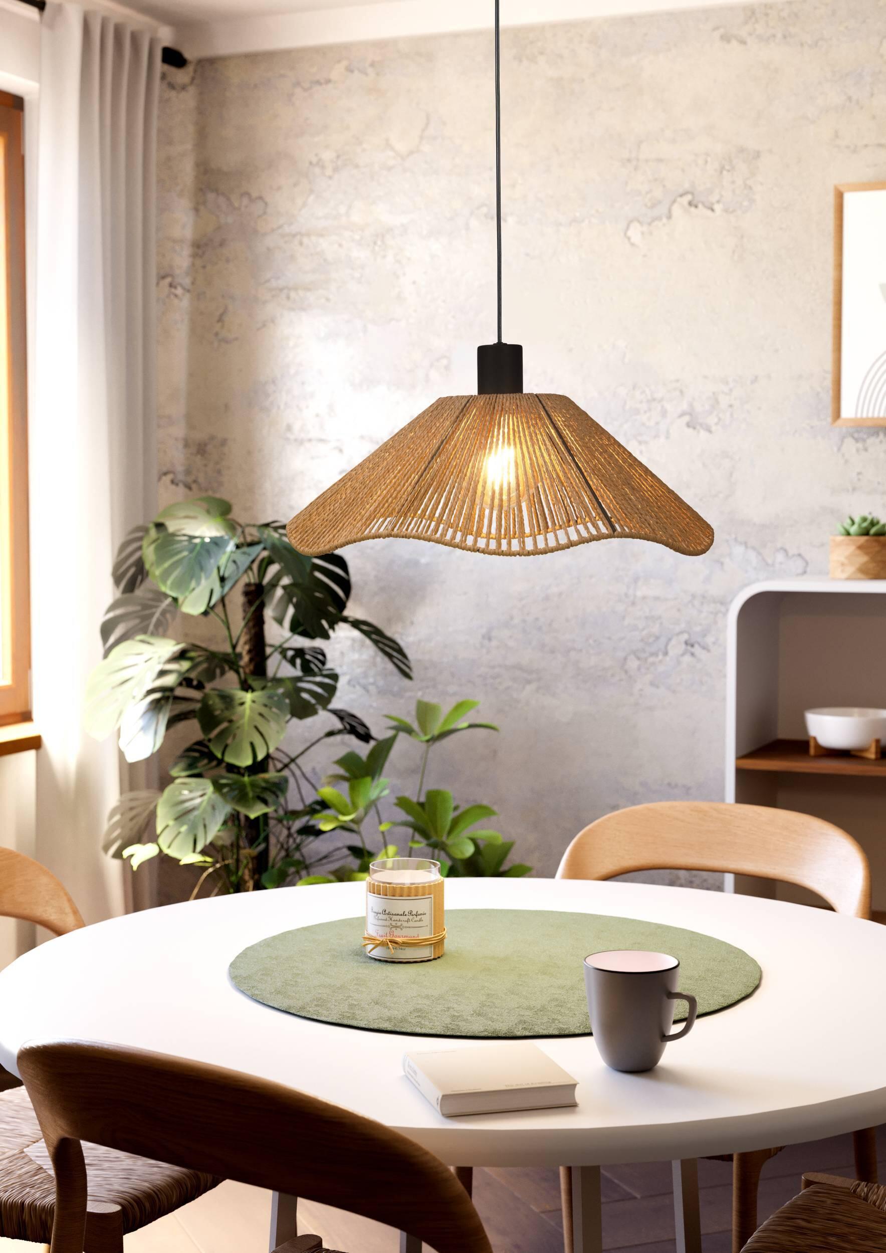 Suspensão SIRUELA 1X42W E27 110 cm algodão - 5