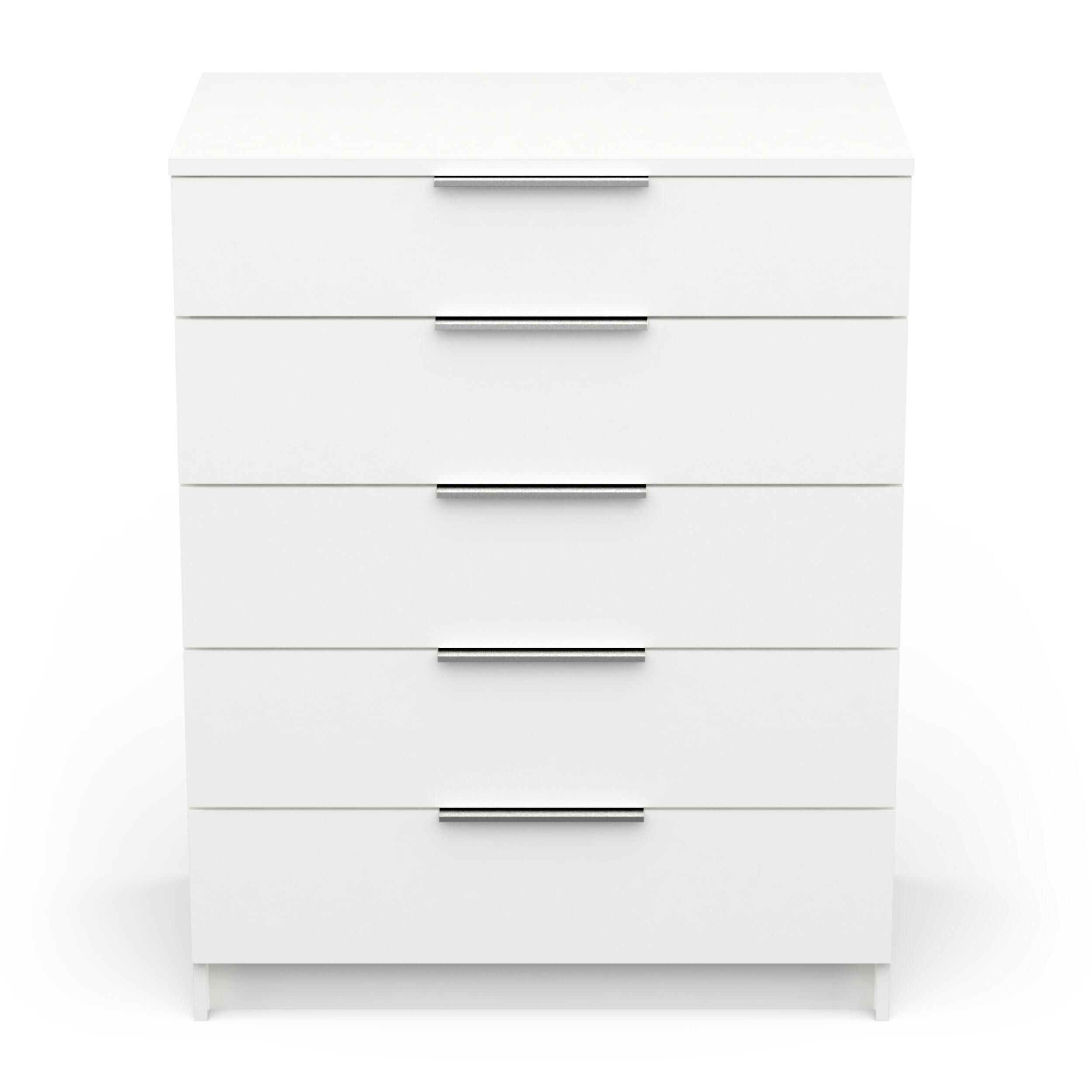 Cómoda Space 5 cajones 80x42x102 blanco - 9