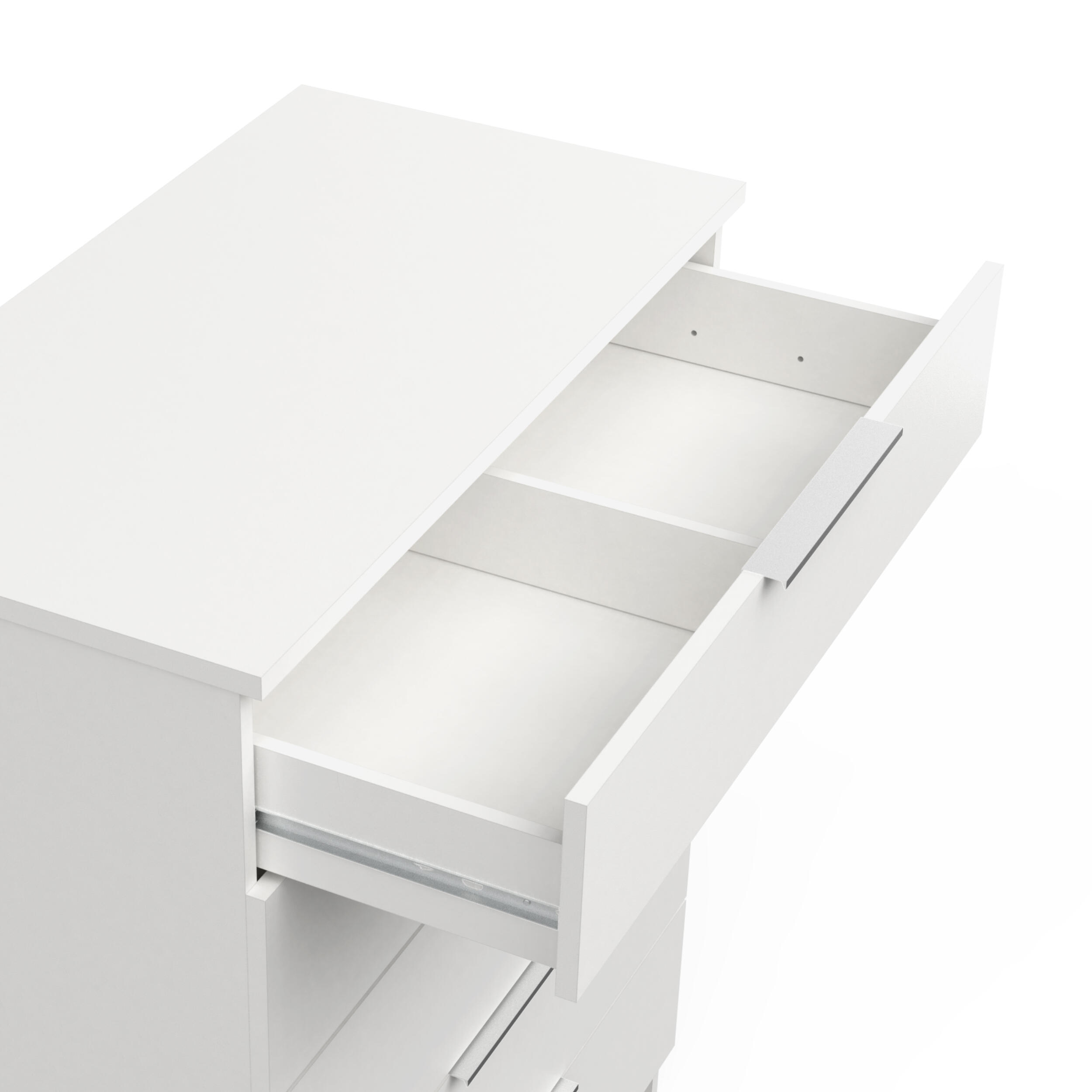 Cómoda Space 5 cajones 80x42x102 blanco - 5
