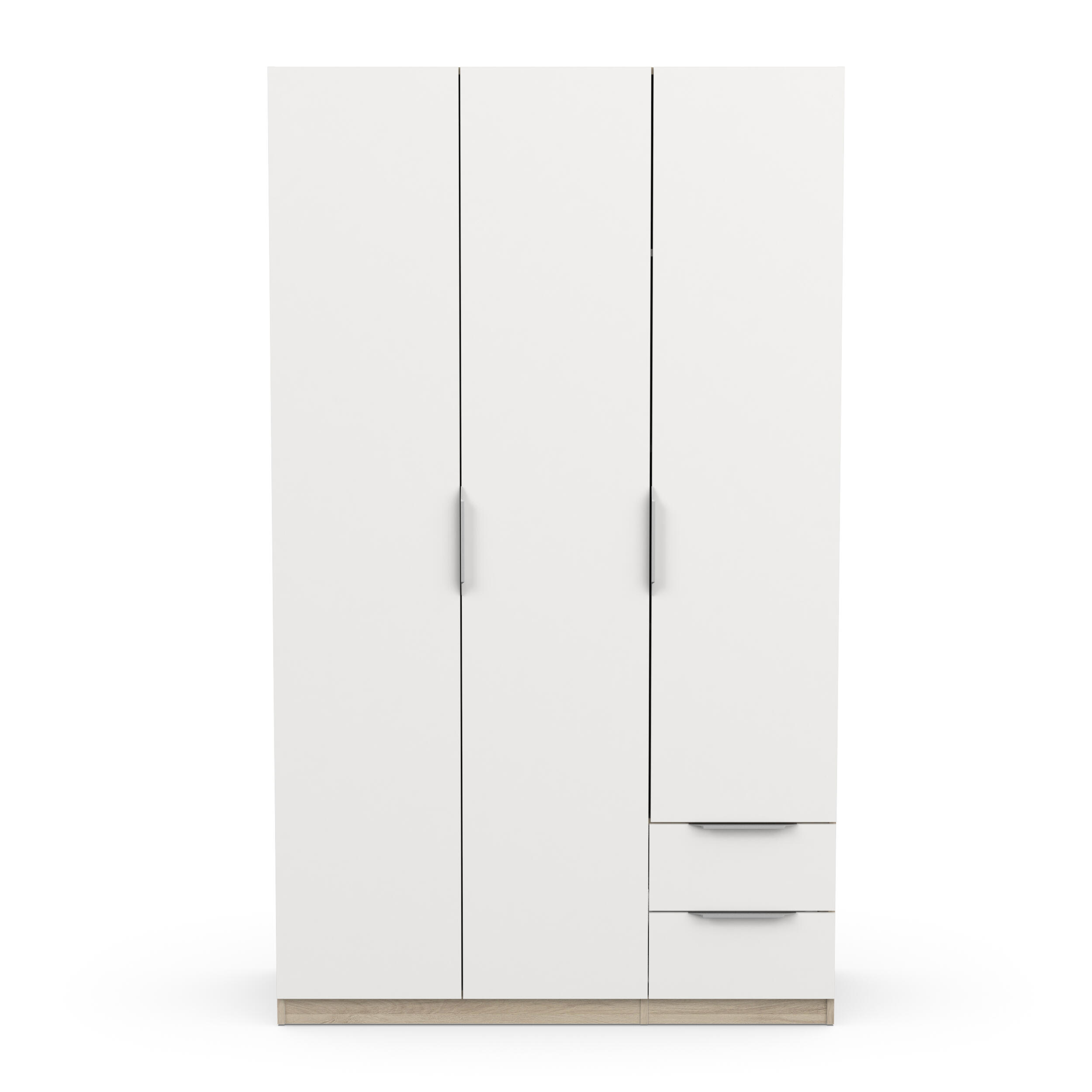 Armario puerta abatible Space 119.4x203x51.1cm blanco - 10