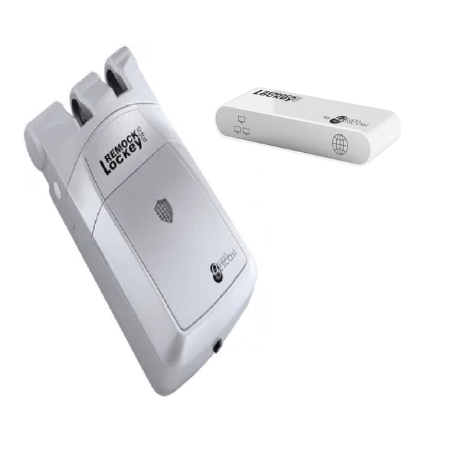 kit cerradura electrónica REMOCK LOCKEY PRO plata + kit de conexión NET