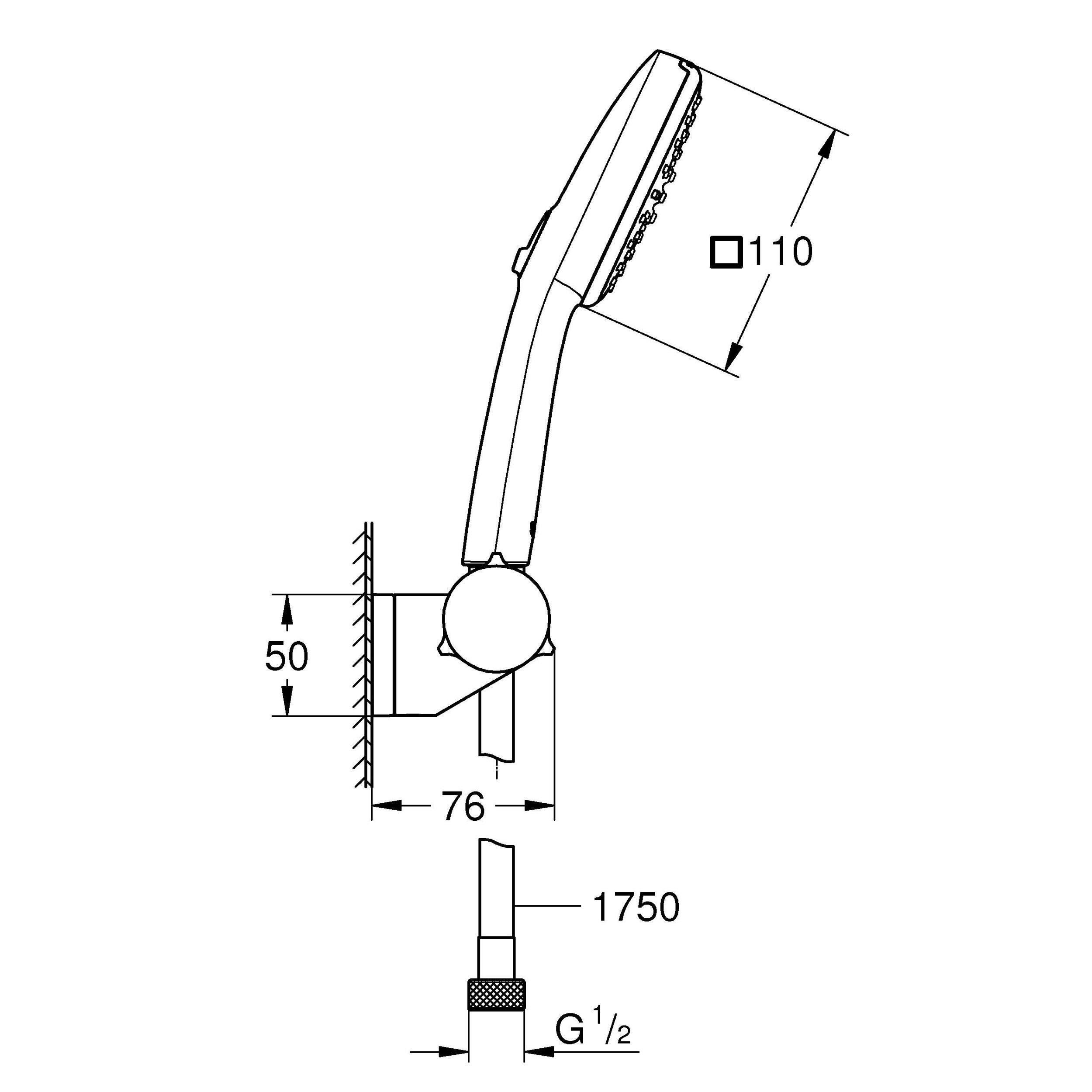 Zestaw natryskowy Comfort 110 Grohe - 5