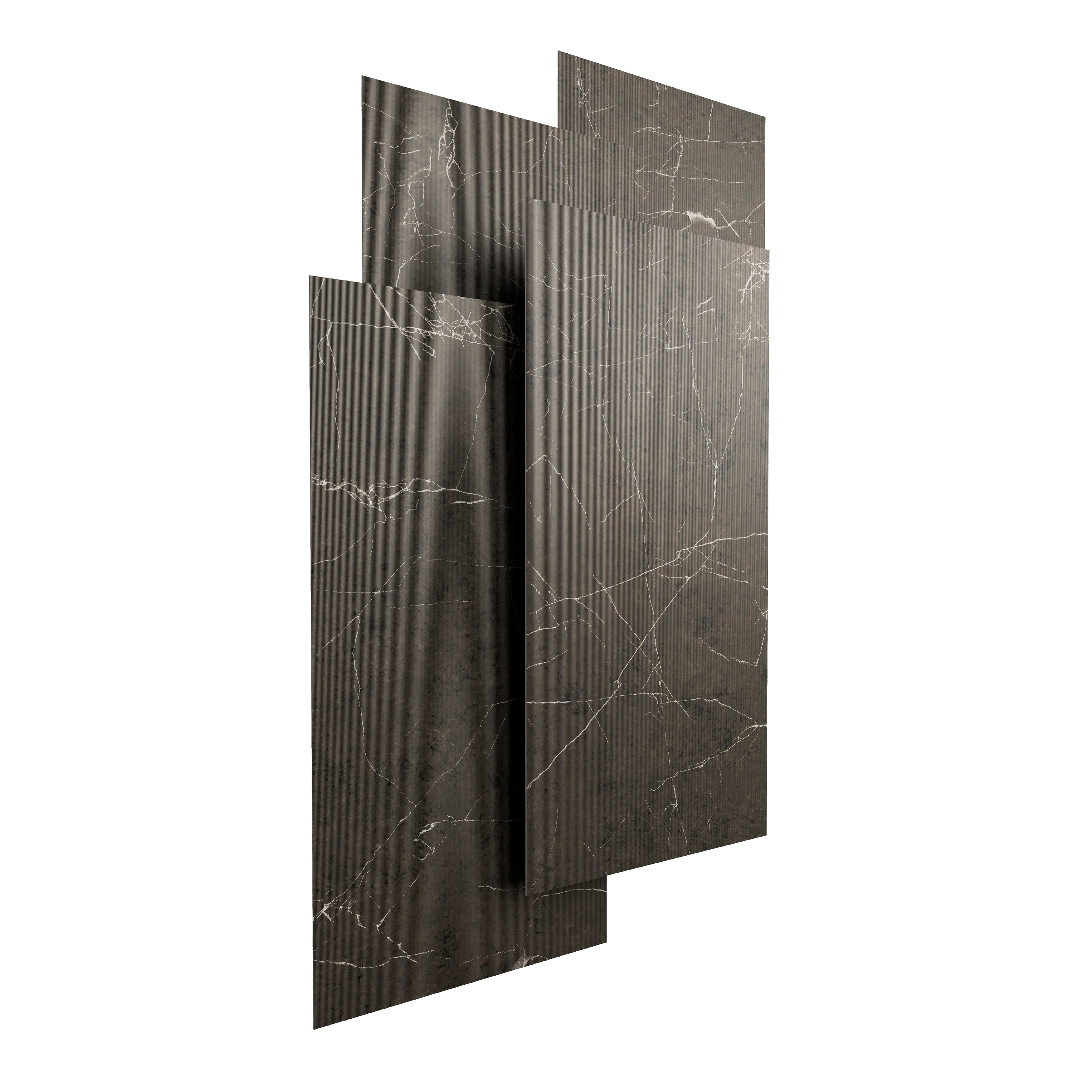 Panele ścienne XPS wodoodporne do łazienki PS brąz marmur 60x120cm - 4