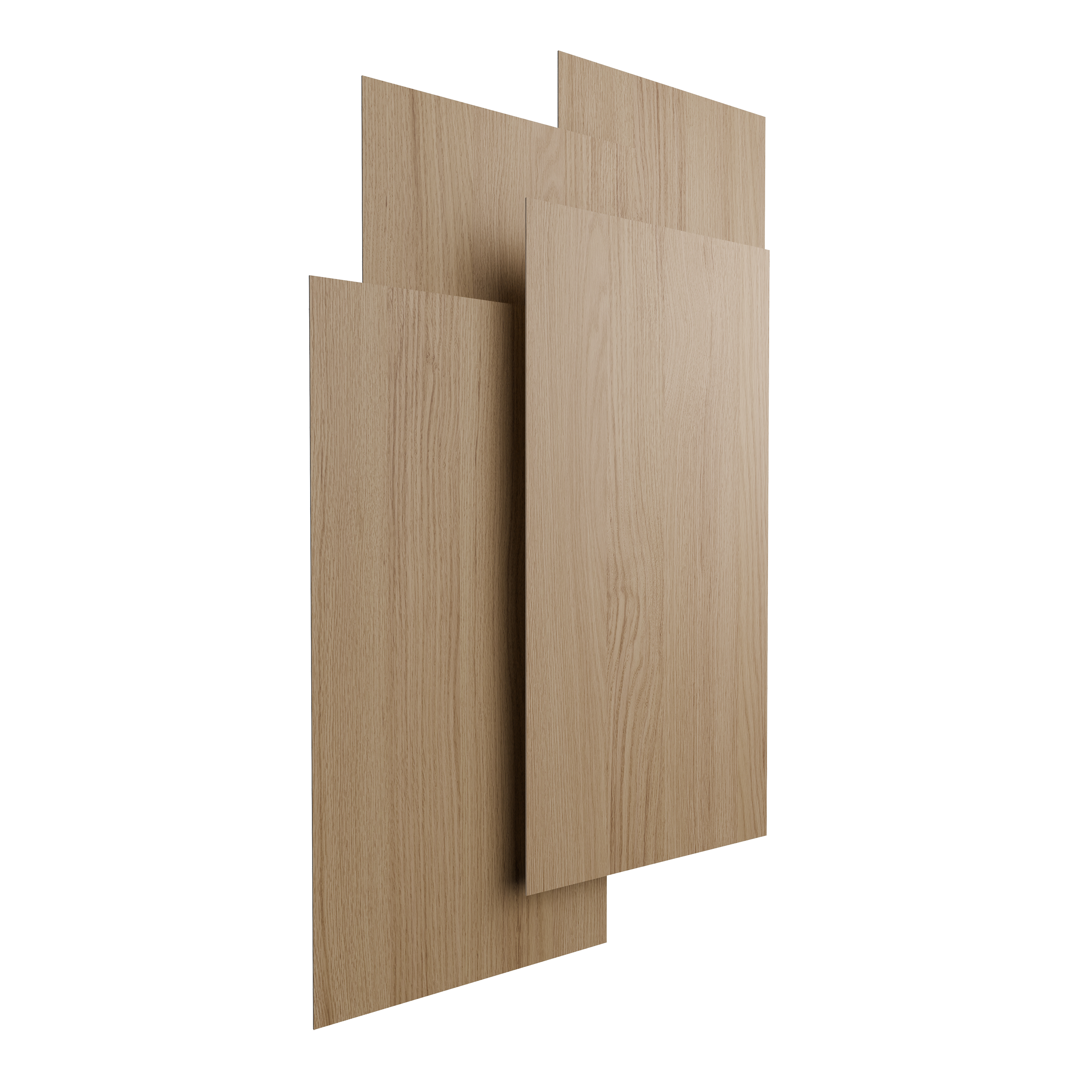 Panele ścienne XPS wodoodporne do łazienki Dąb ryflowany 60x120 cm - 4