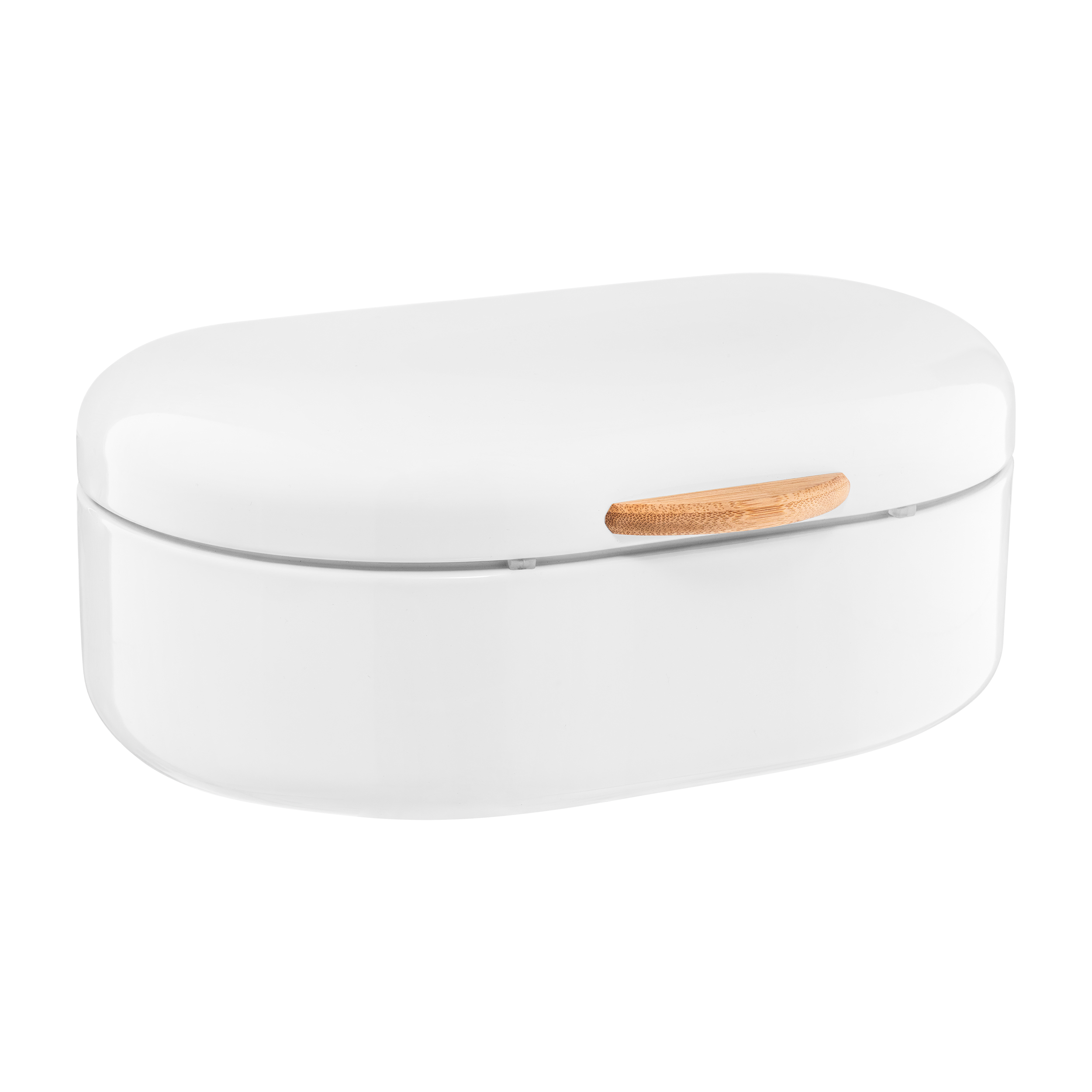 Chlebak biały z bambusową rączką Olivier Ambition