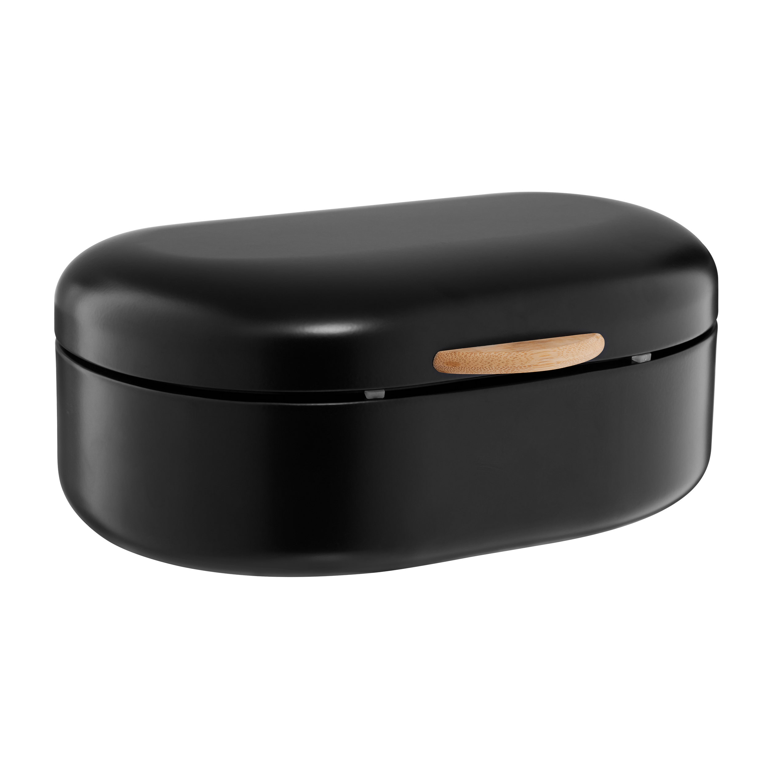 Chlebak czarny z bambusową rączką Olivier Ambition