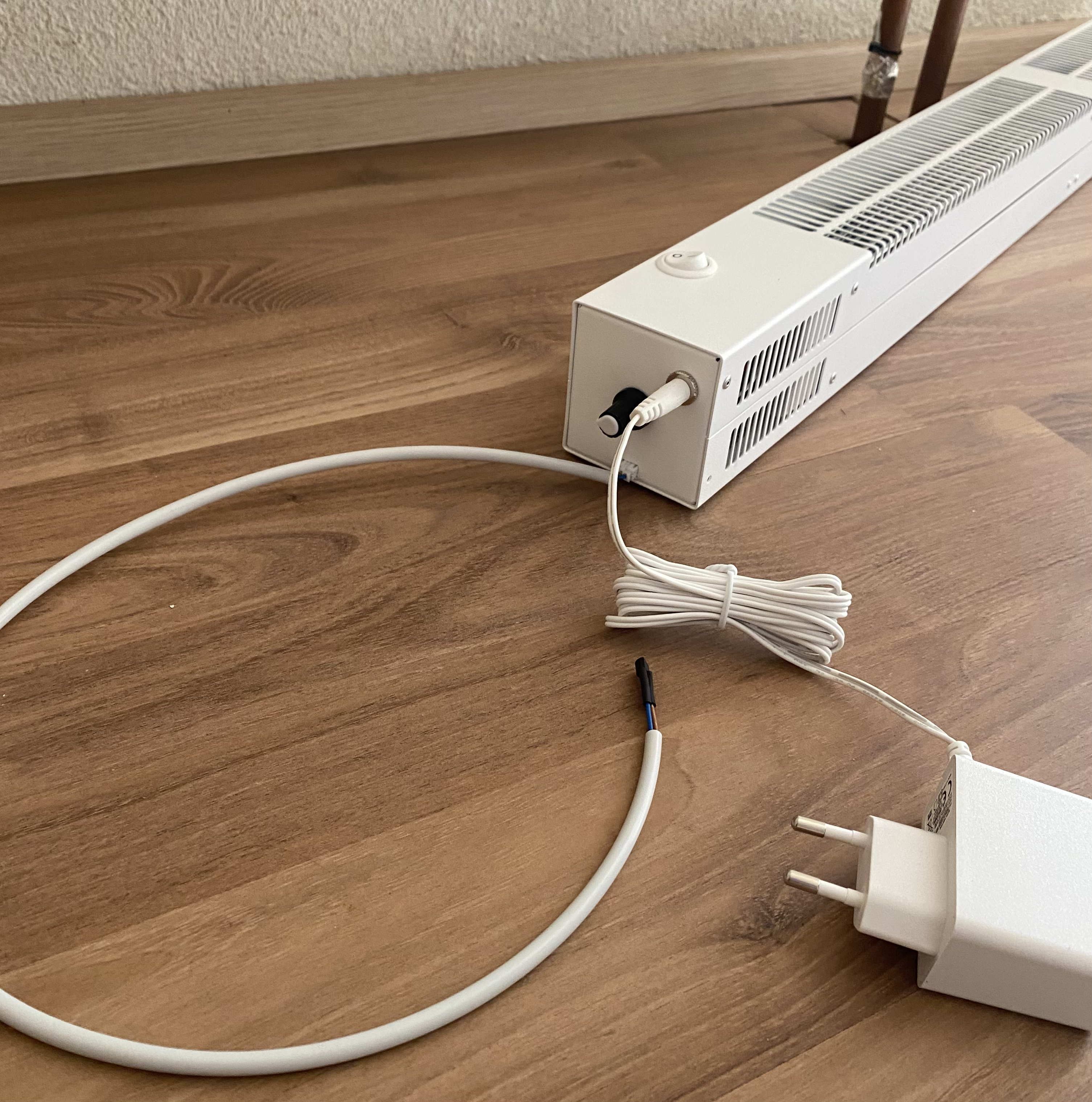 Wentylator grzejnikowy EITAN 55 cm Biały 5W ELSYMCO - 8