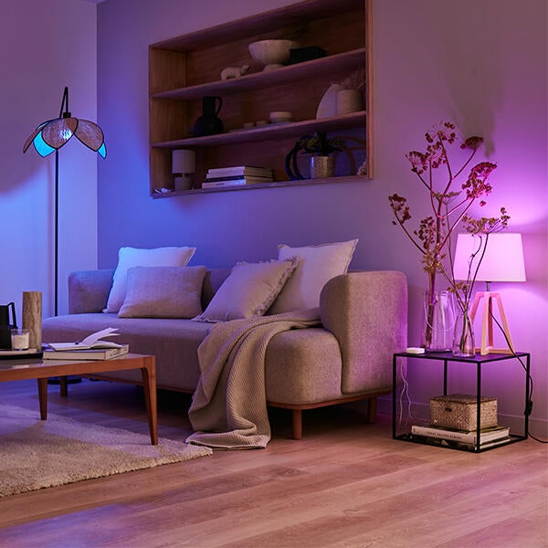 Ampoule led connectée sphérique E14, 40W, variation blanc & couleur, LEXMAN ENKI - 4