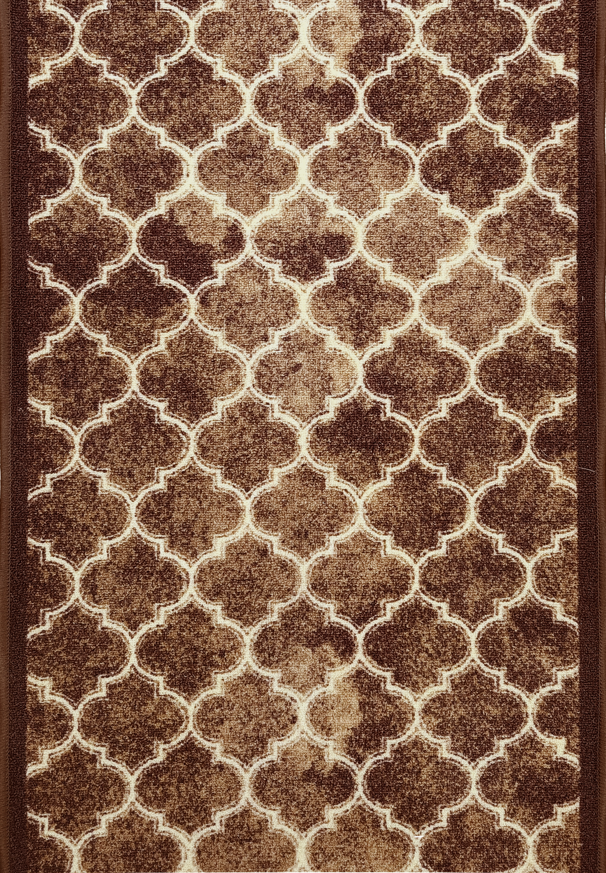Chodnik dywanowy na mb Clover04 beżowy szer. 67 cm
