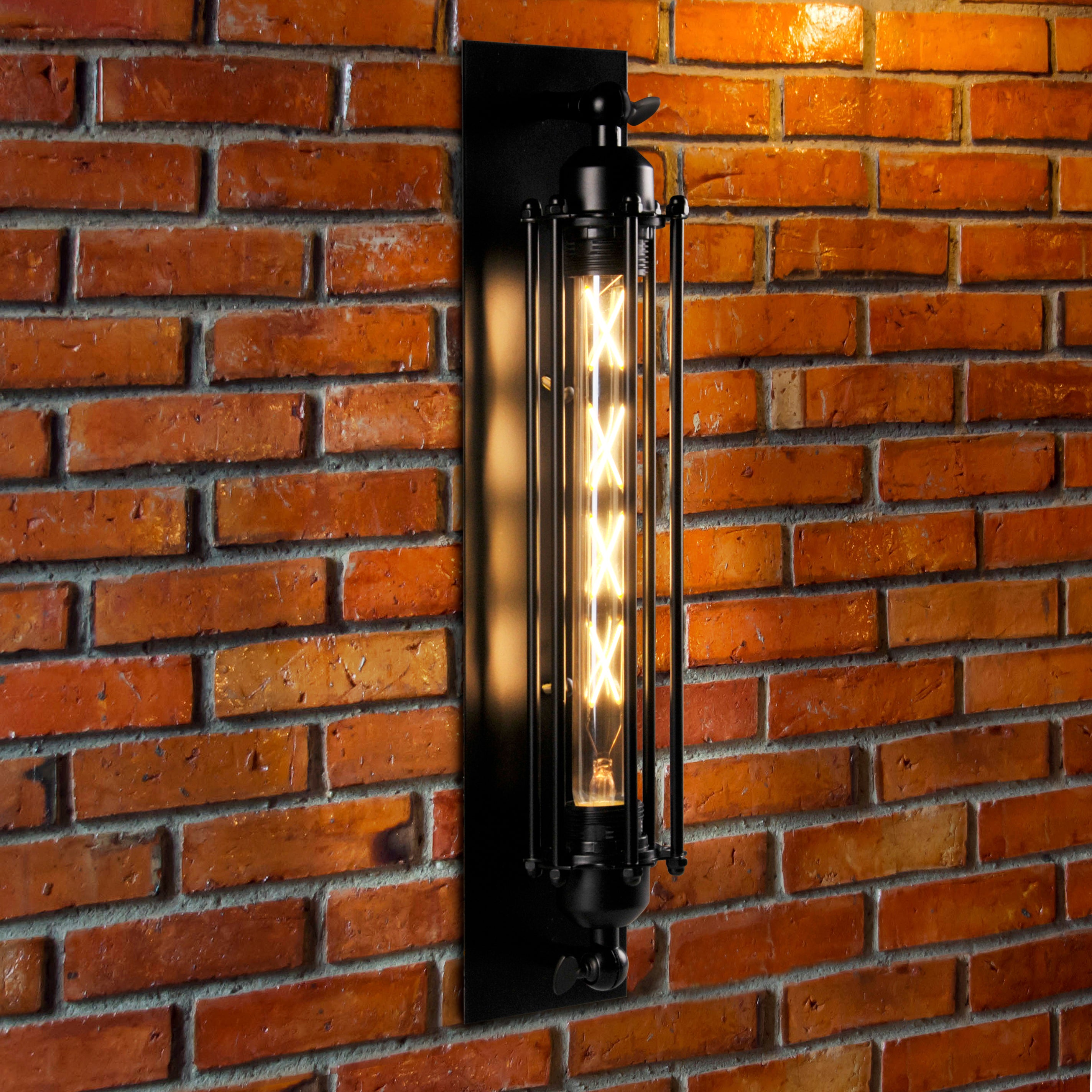 Kinkiet Retro czarny E27 Goldlux - 2