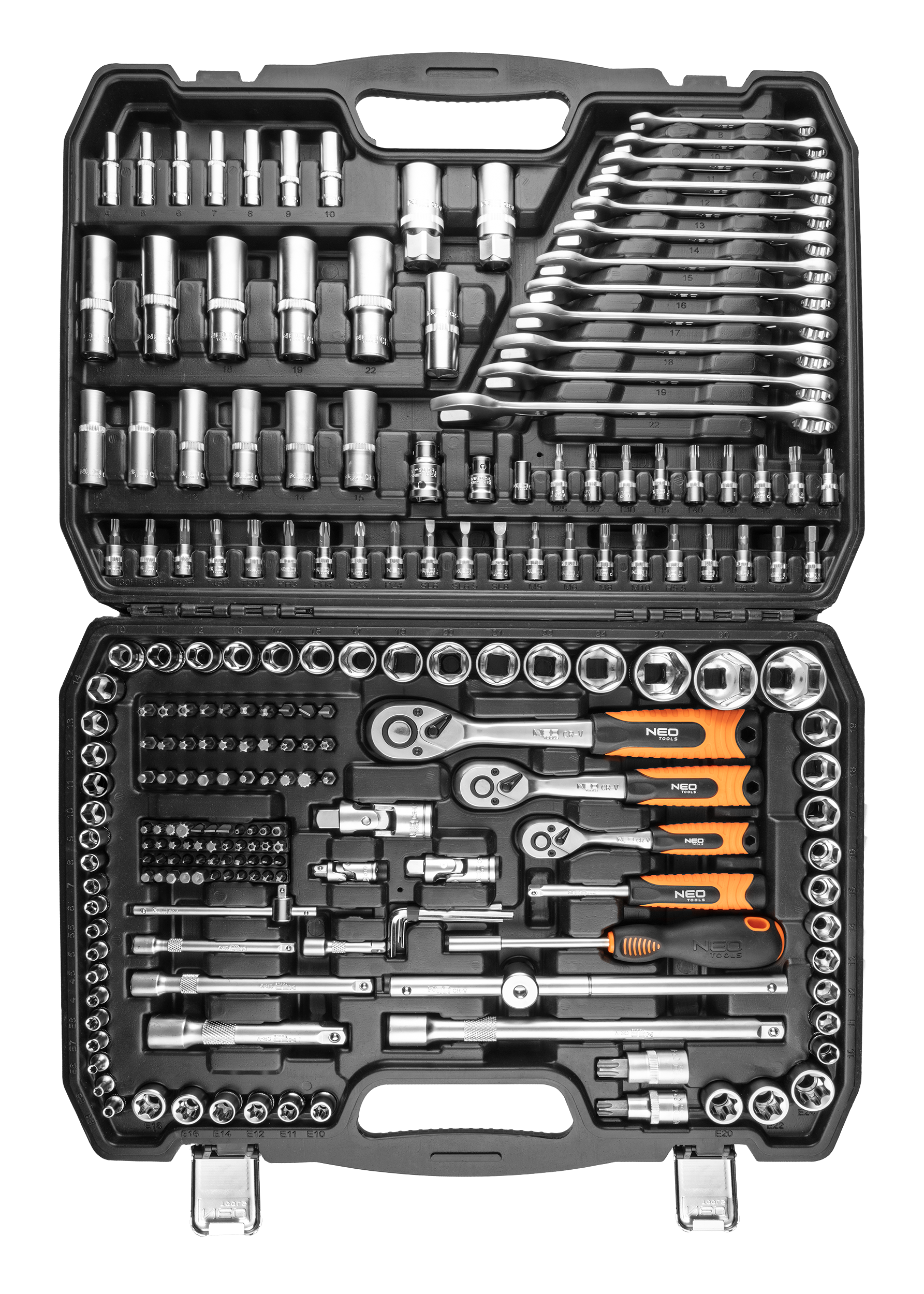 Zestaw kluczy nasadowych 216 szt. Neo - 3