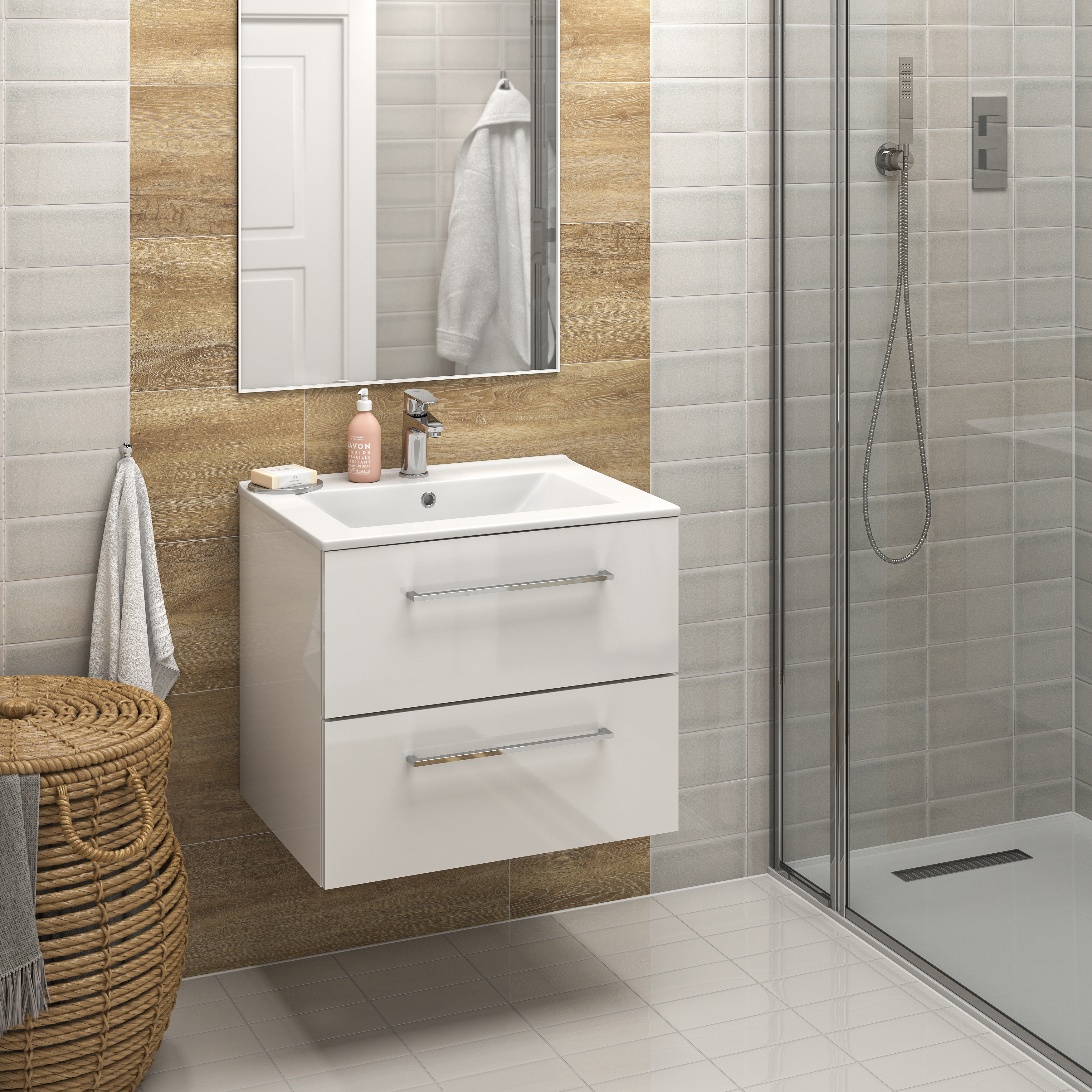 Szafka pod umywalkę Intenso 60 Sensea - 3