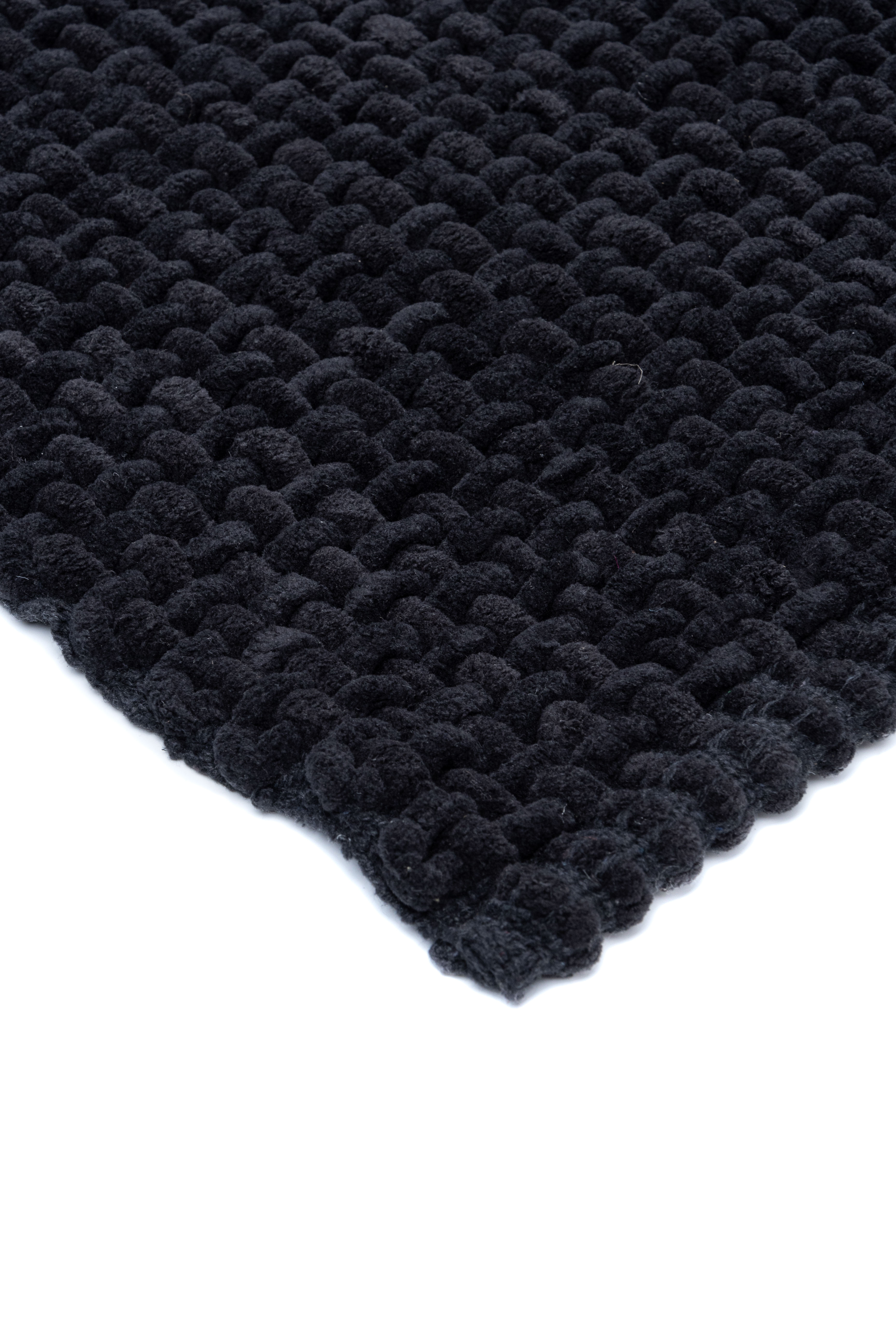 Dywanik łazienkowy czarny Belweder 80 x 50 cm Multi -Decor - 3