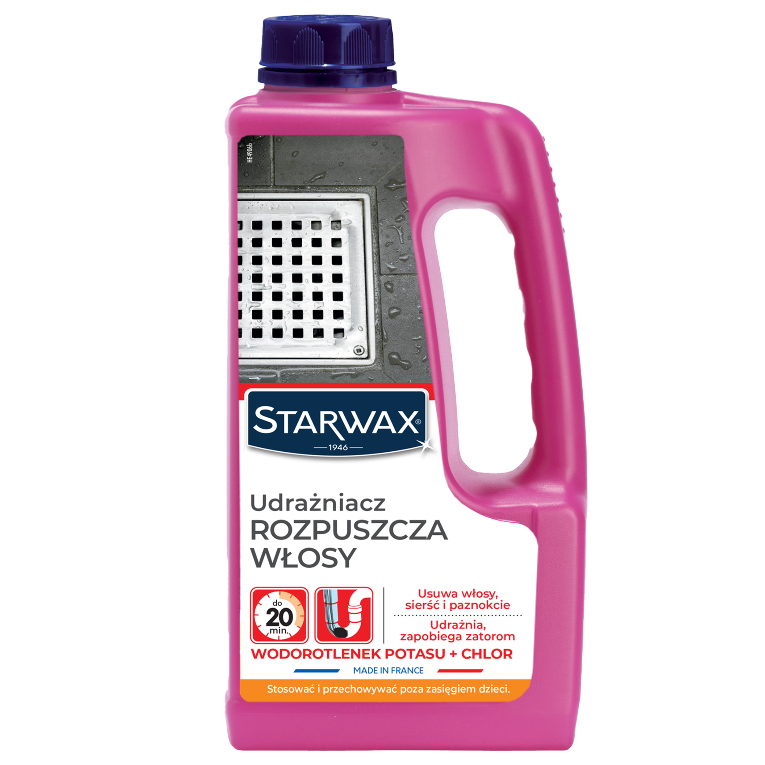 Środek do udrażniania rur i odpływów 0.9 l Starwax