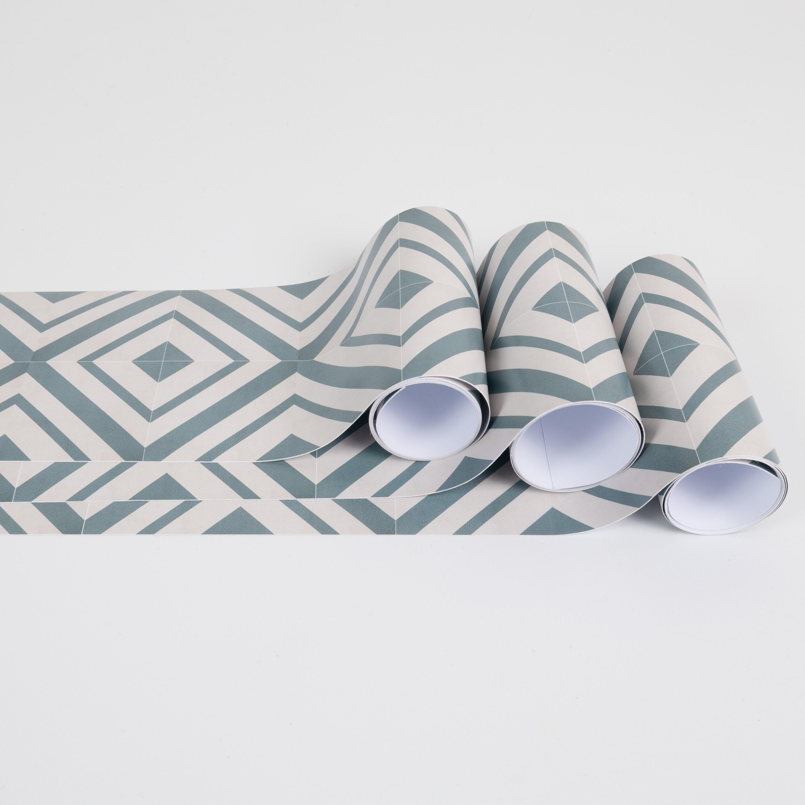 Cenefa adhesiva PVC lavable geométrico Moura multicolor 300 cm x 3 m - 5