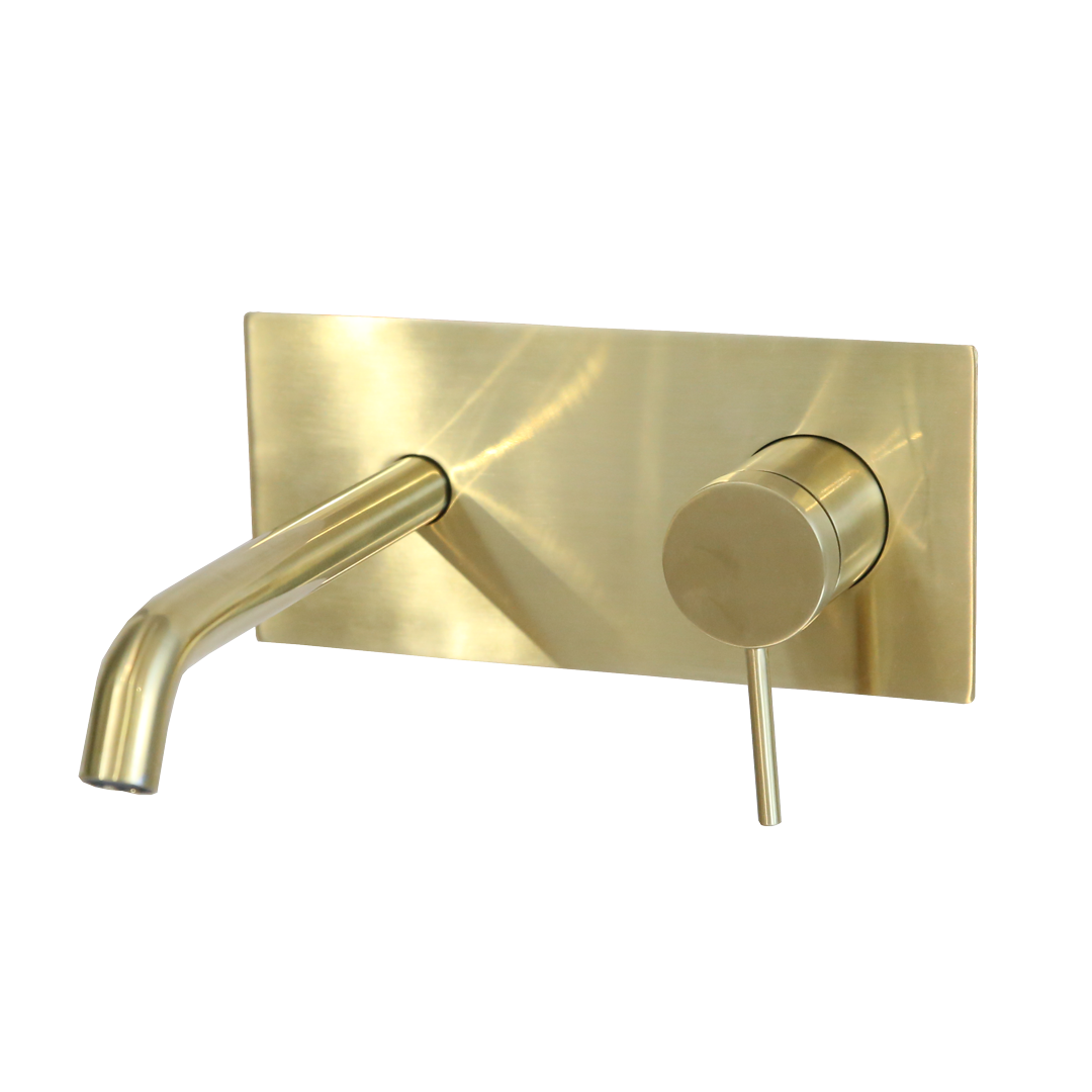Grifo lavabo empotrado monomando essebagno envol oro