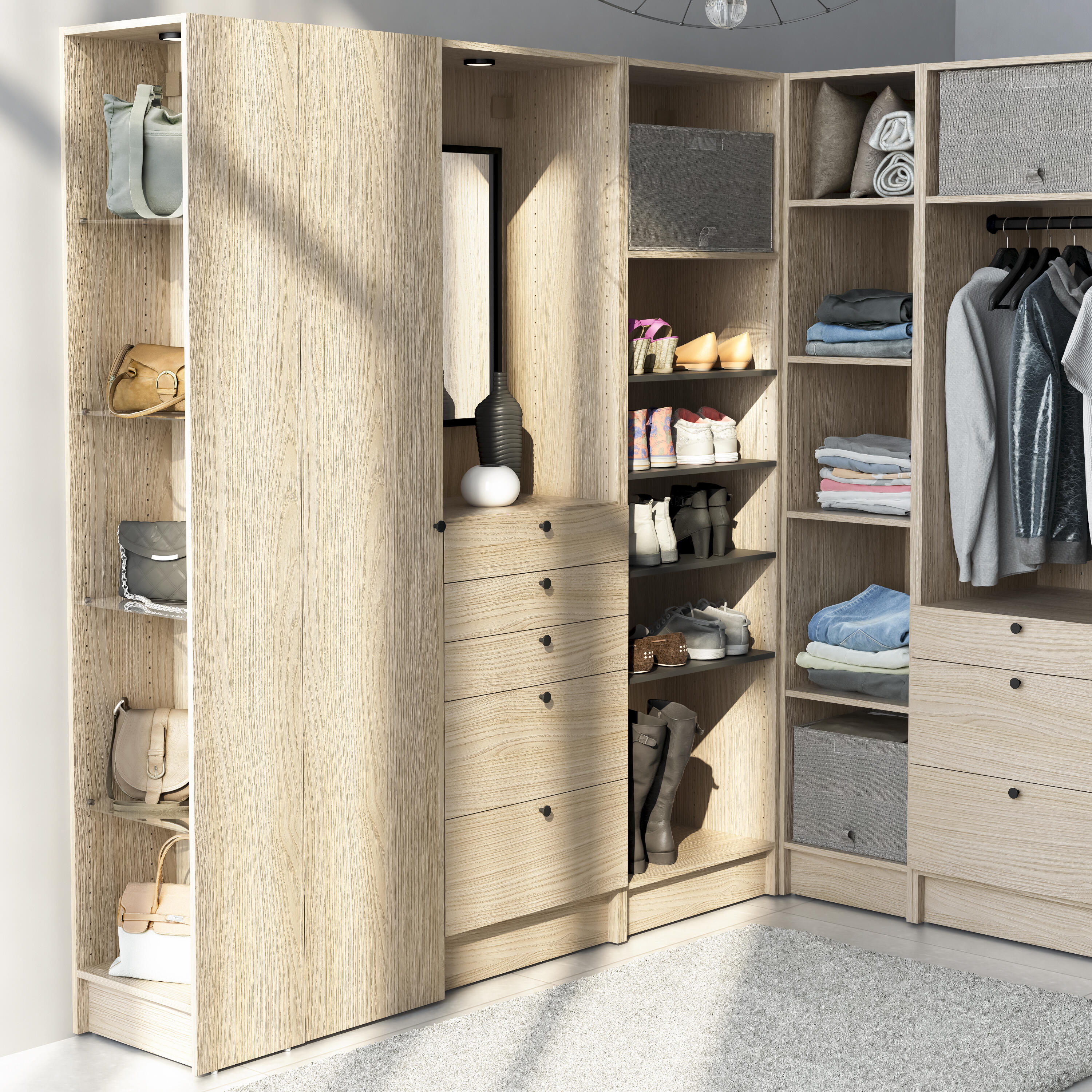 Boîte SPACEO Evo'M S gris Chiné H.29 x l.36 x P.50 cm - 11