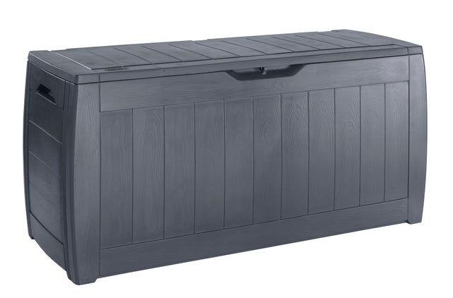 Baule KETER Hollywood in polipropilene antracite L 118 x H 57 x P 45 cm