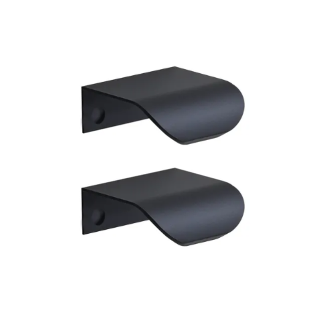 Lot de 2 poignées INSPIRE pour meubles Evo'M Oslo Noires mat 45mm