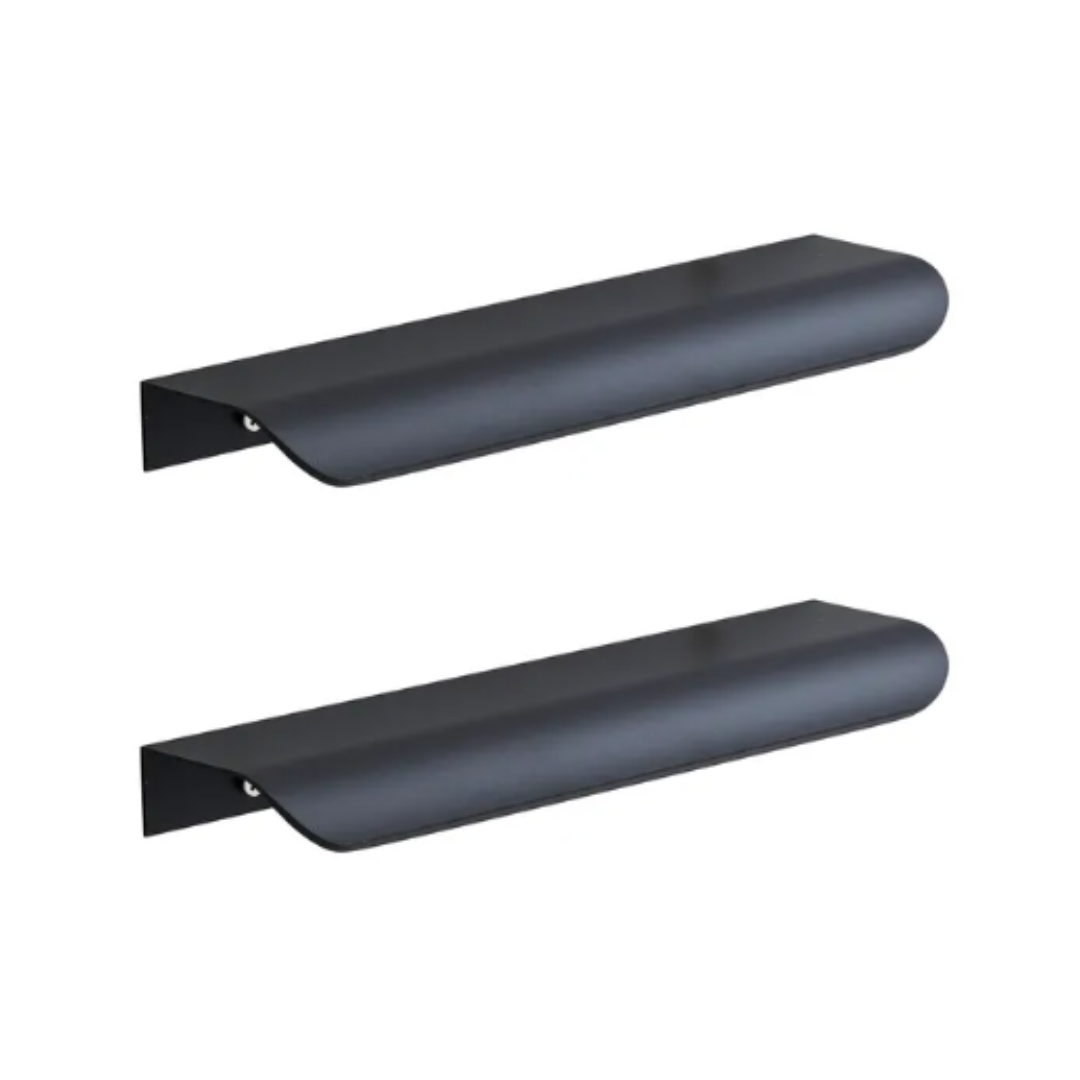 2 Puxadores preto mate 180 mm Spaceo Evo'M Oslo - 2