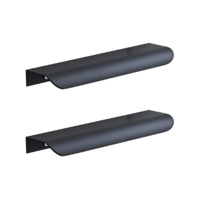Set 2 tiradores Spaceo Evo´M Oslo negro 1.8 cm