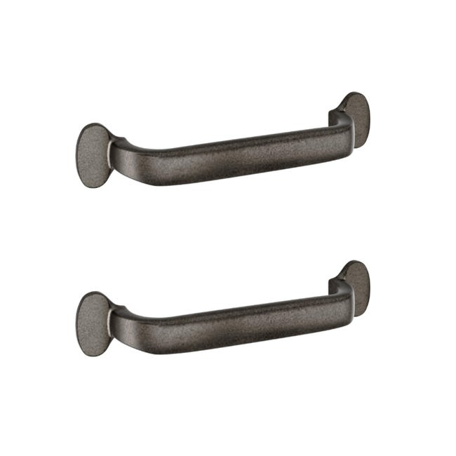 10 Maniglie A L Per Mobili In Alluminio - Lunghezza 80mm, Interasse 64mm, Per Cassetti E Armadi - Foto 6