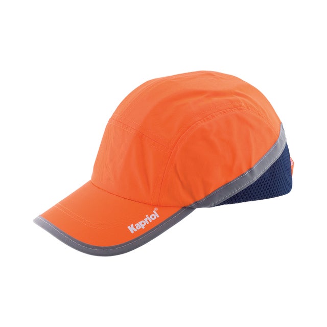 Casquette anti-heurt hv orange / cuivré KAPRIOL