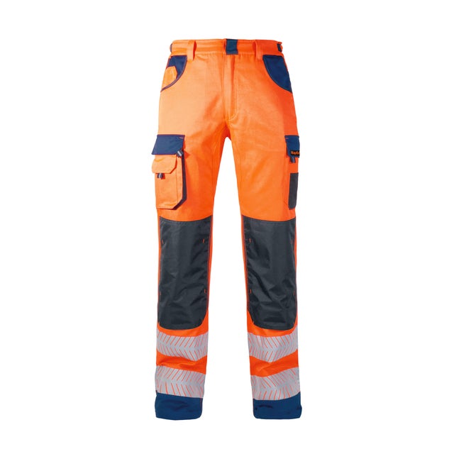 Pantalon de travail Hv plus KAPRIOL orange fluo, taille 44