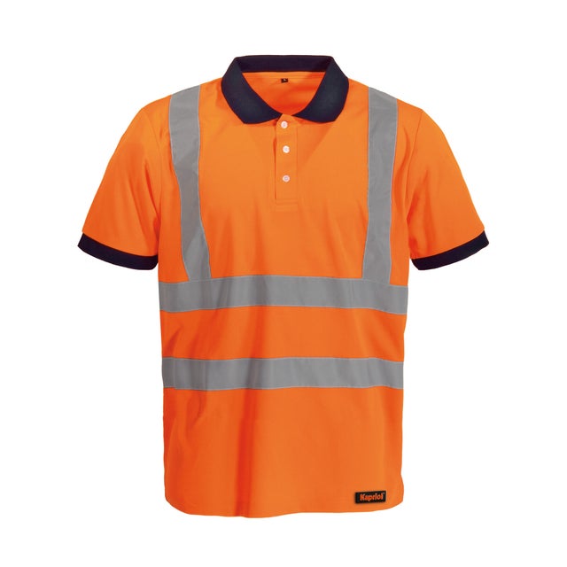 Polo Polo hv, KAPRIOL orange fluo, taille m