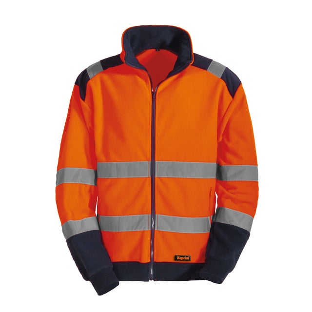 Gilet / polaire Polaire hv, KAPRIOL orange fluo, taille m