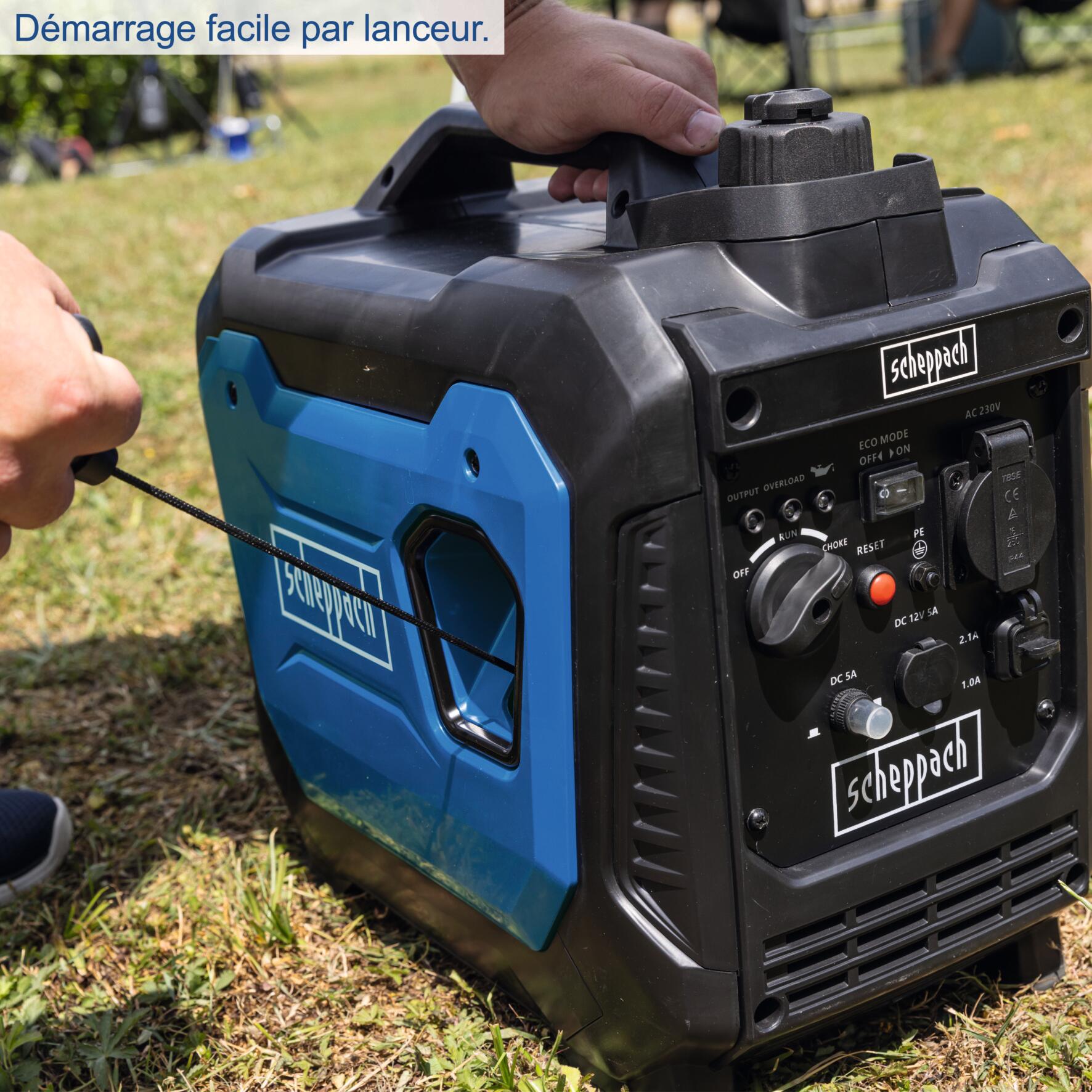 Groupe électrogène inverter essence 1200W SCHEPPACH 5906238948 - 5