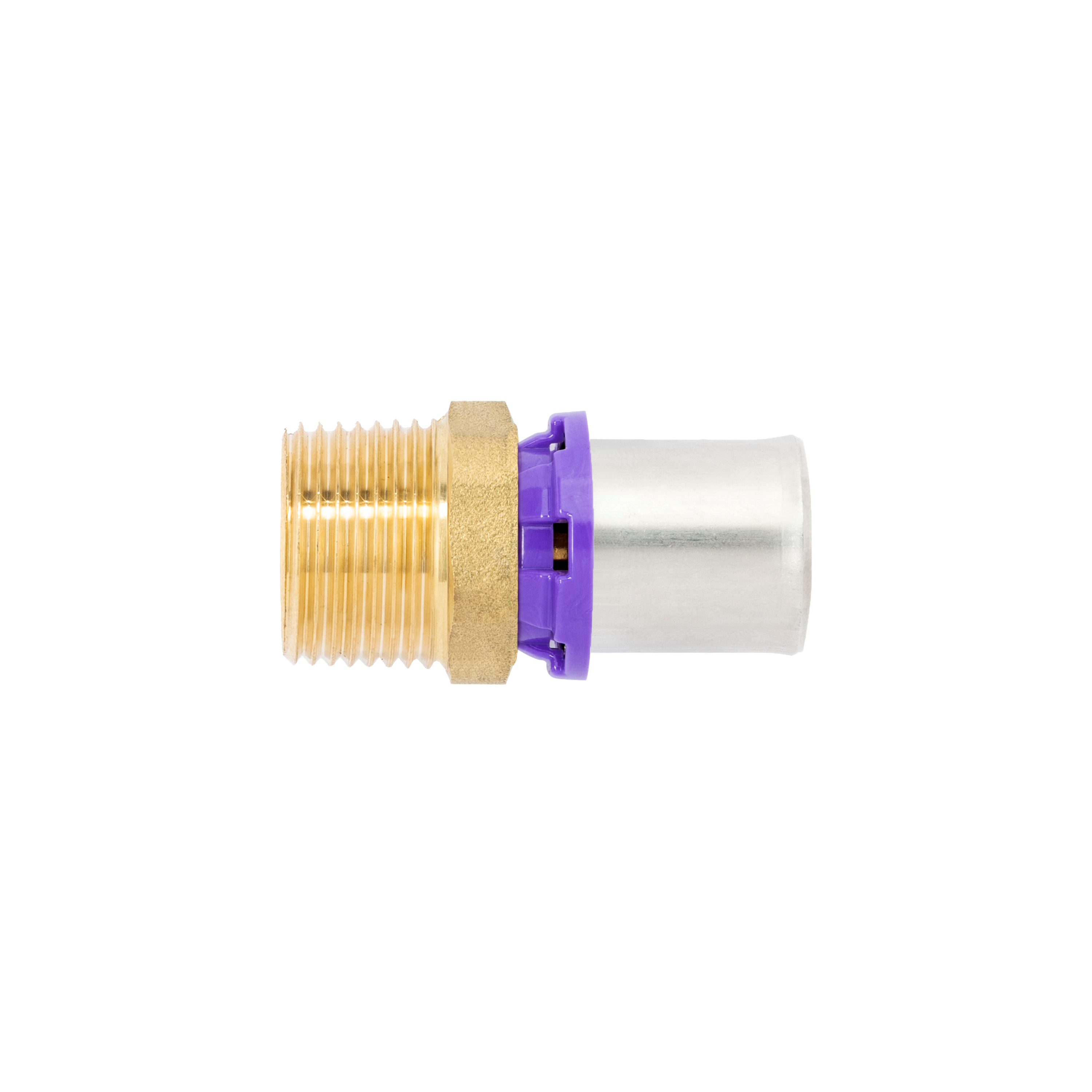 Manicotto per tubo 180° EQUATION in ottone M3/4